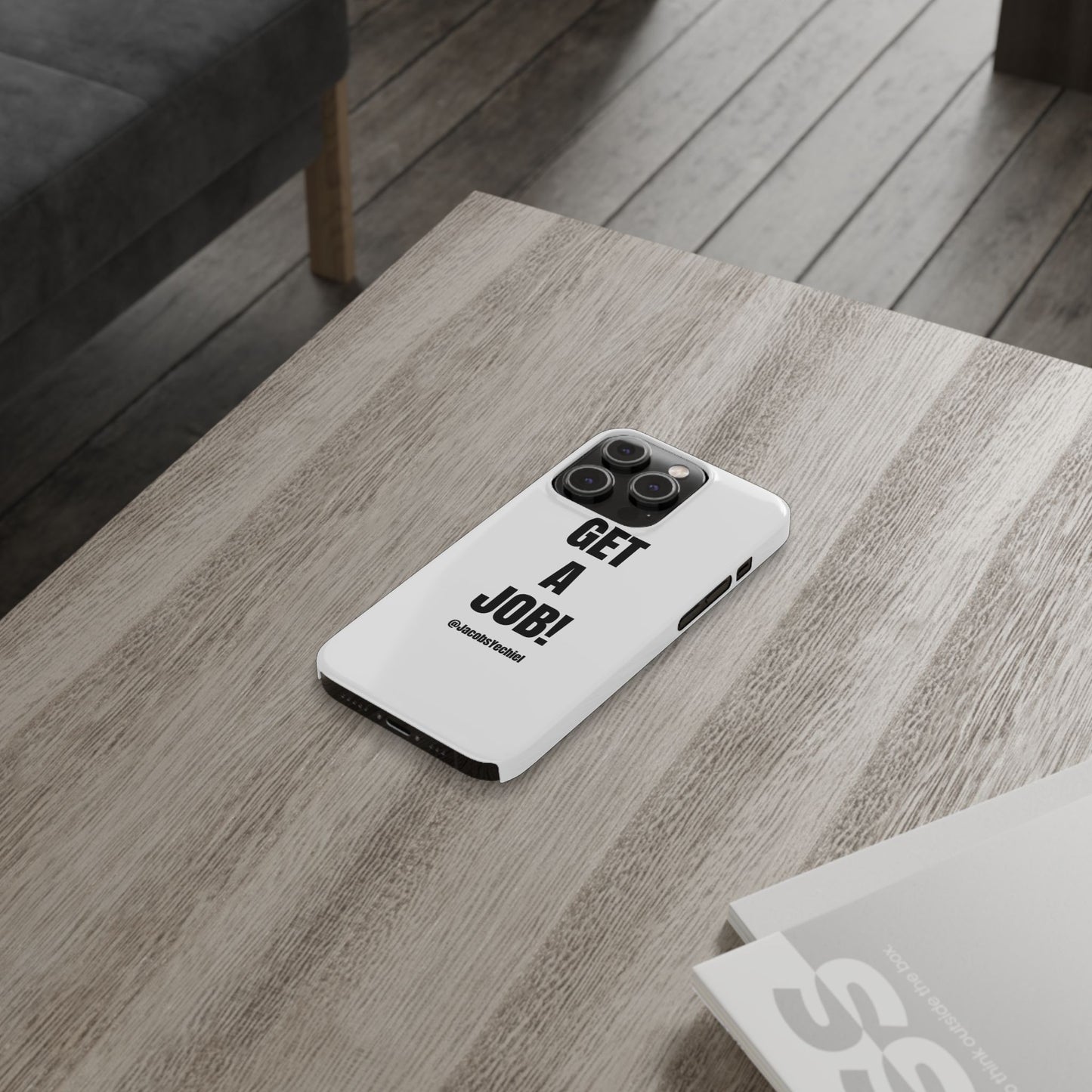 White Slim Phone Case