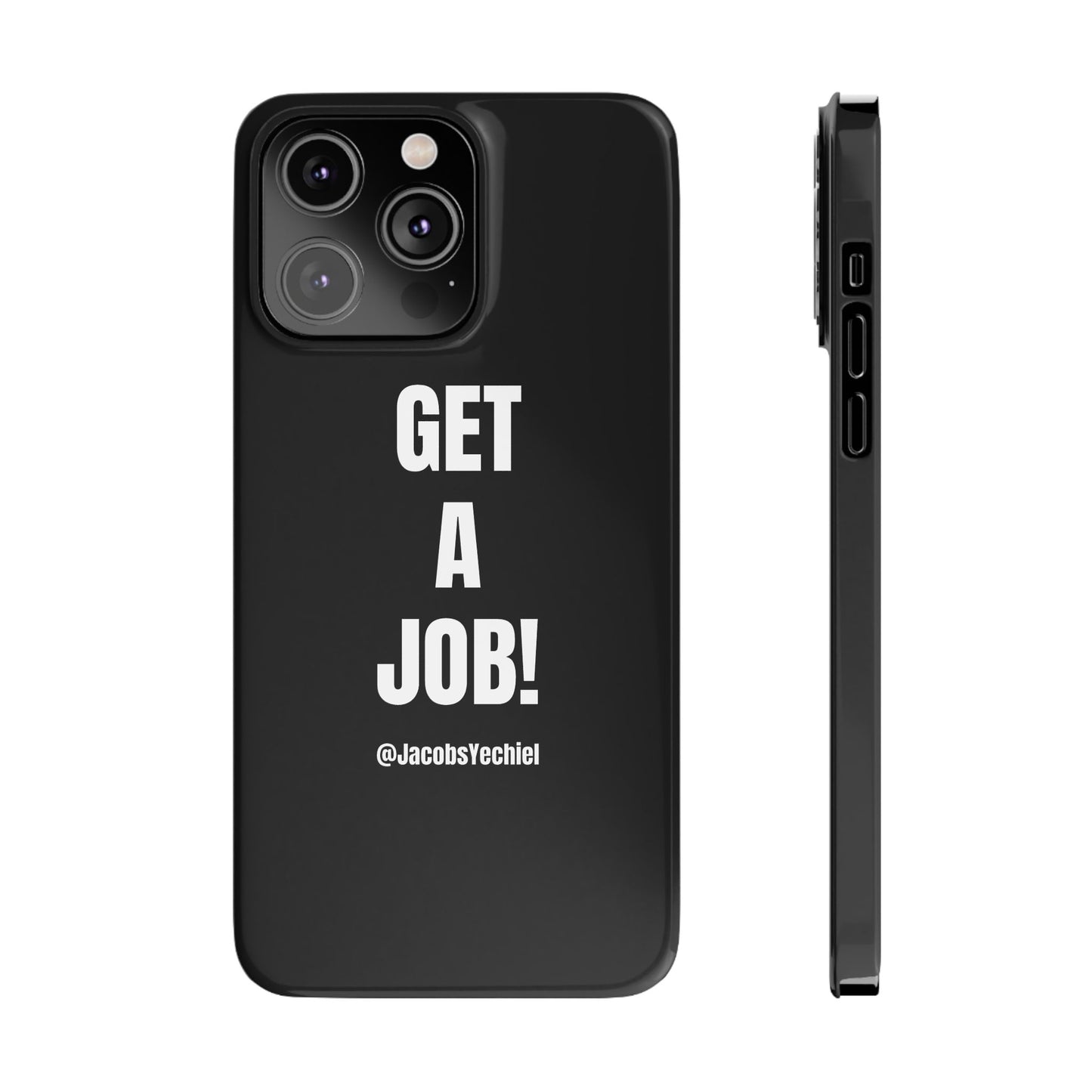 Black Slim Phone Case