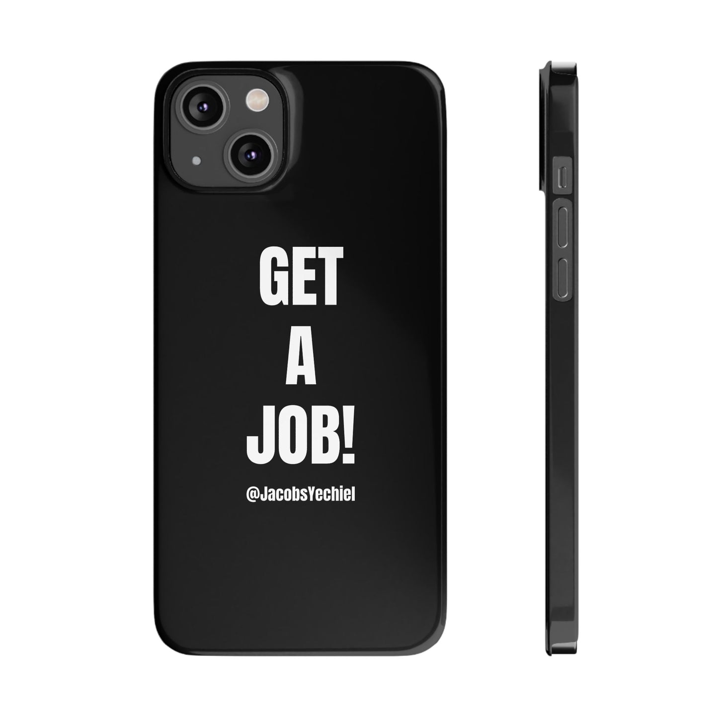Black Slim Phone Case