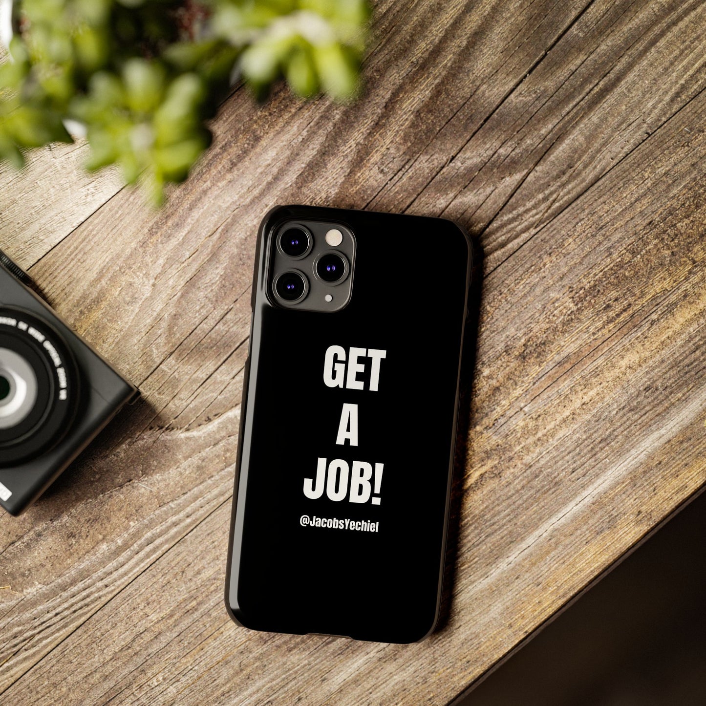 Black Slim Phone Case