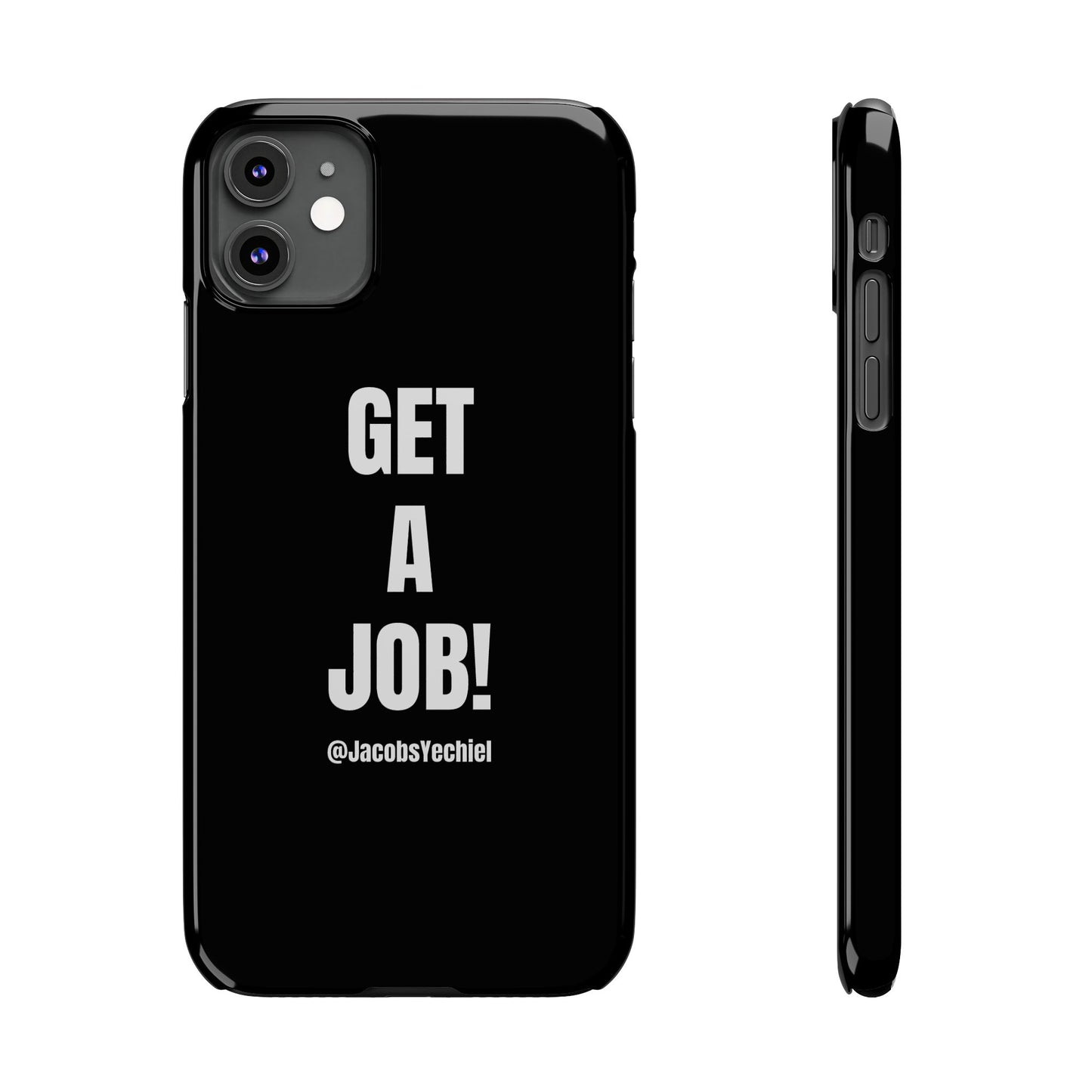 Black Slim Phone Case