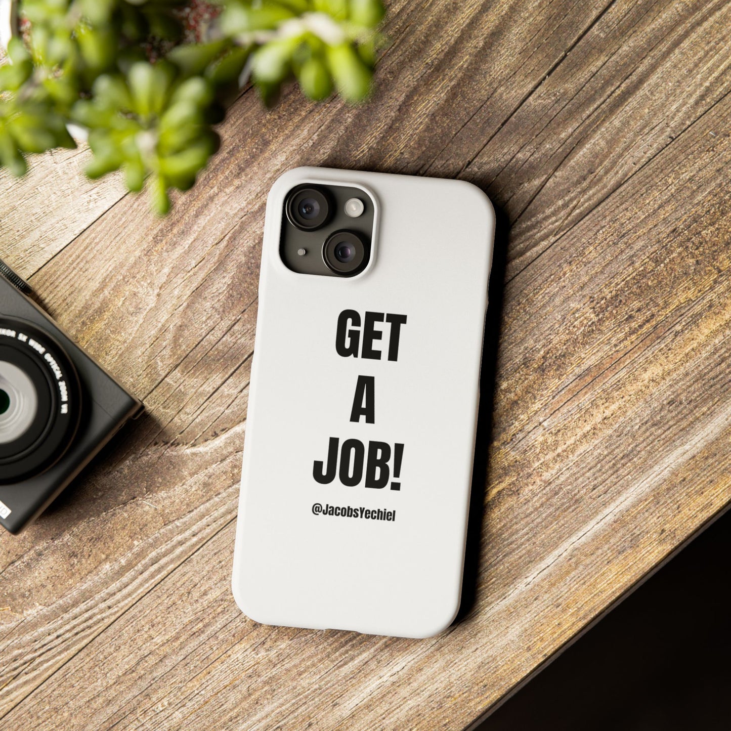 White Slim Phone Case