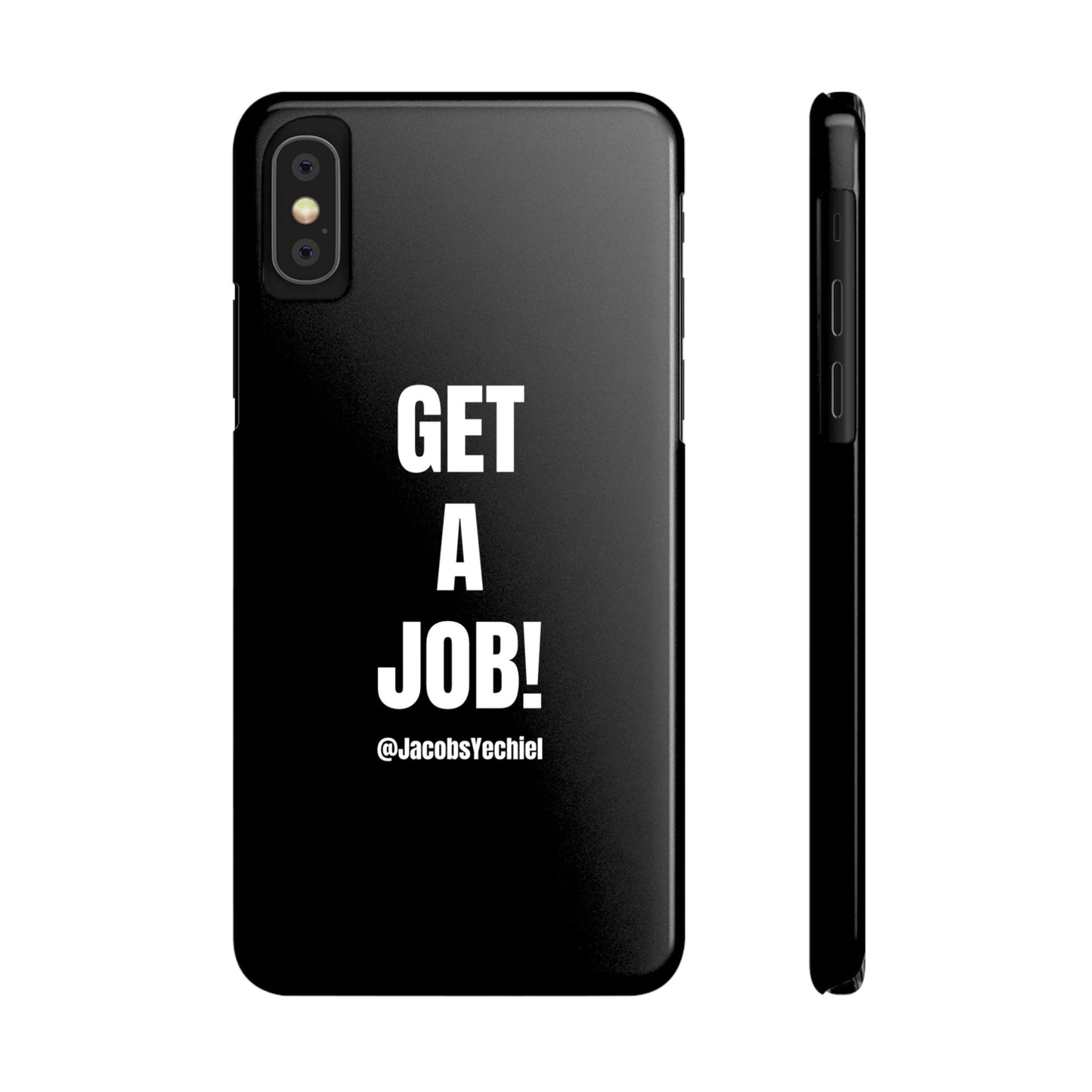 Black Slim Phone Case