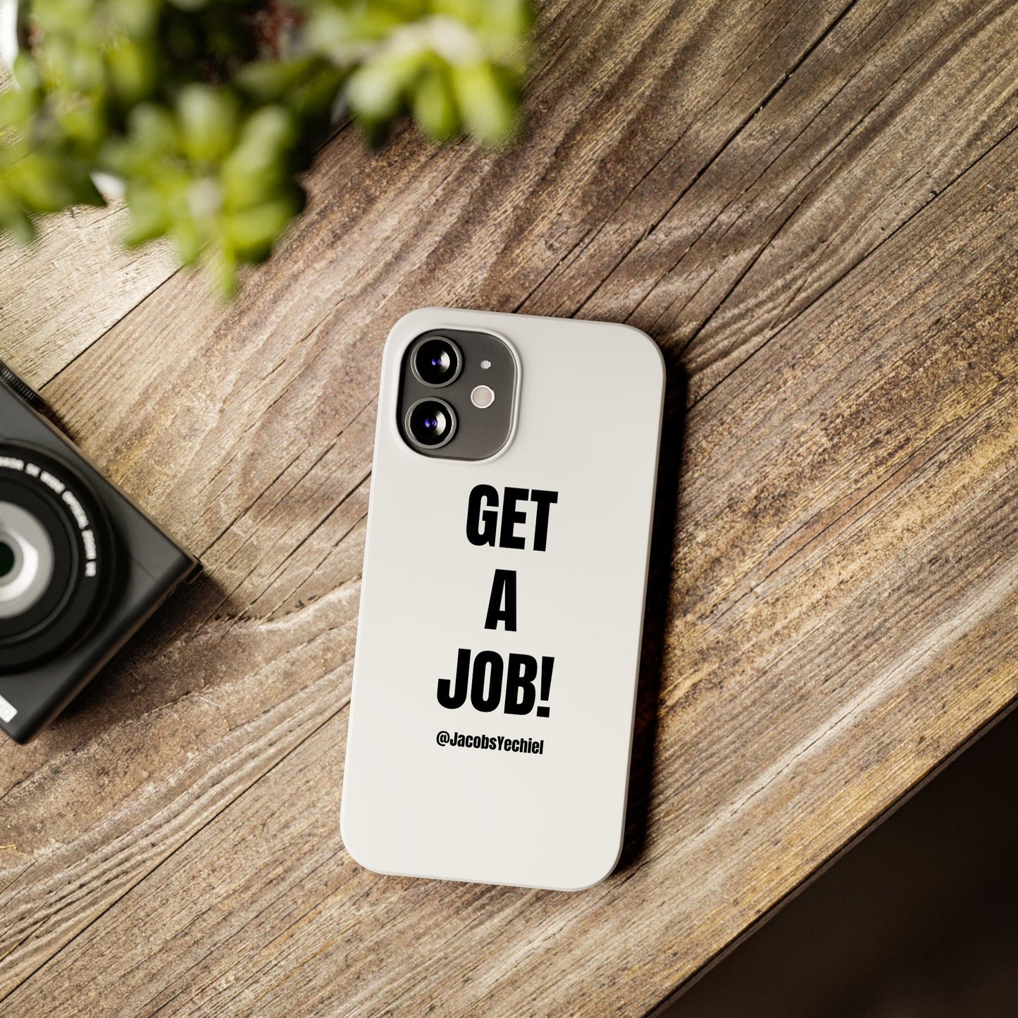 White Slim Phone Case