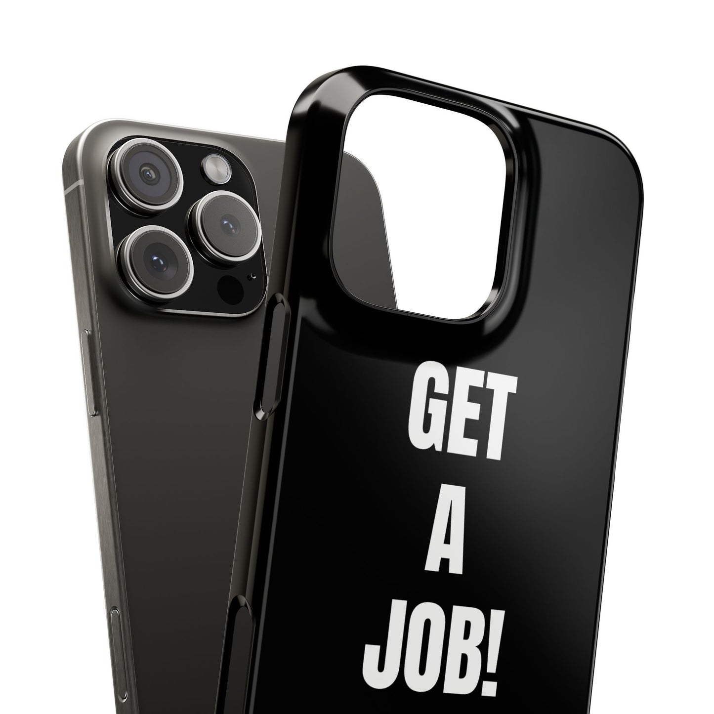 Black Slim Phone Case