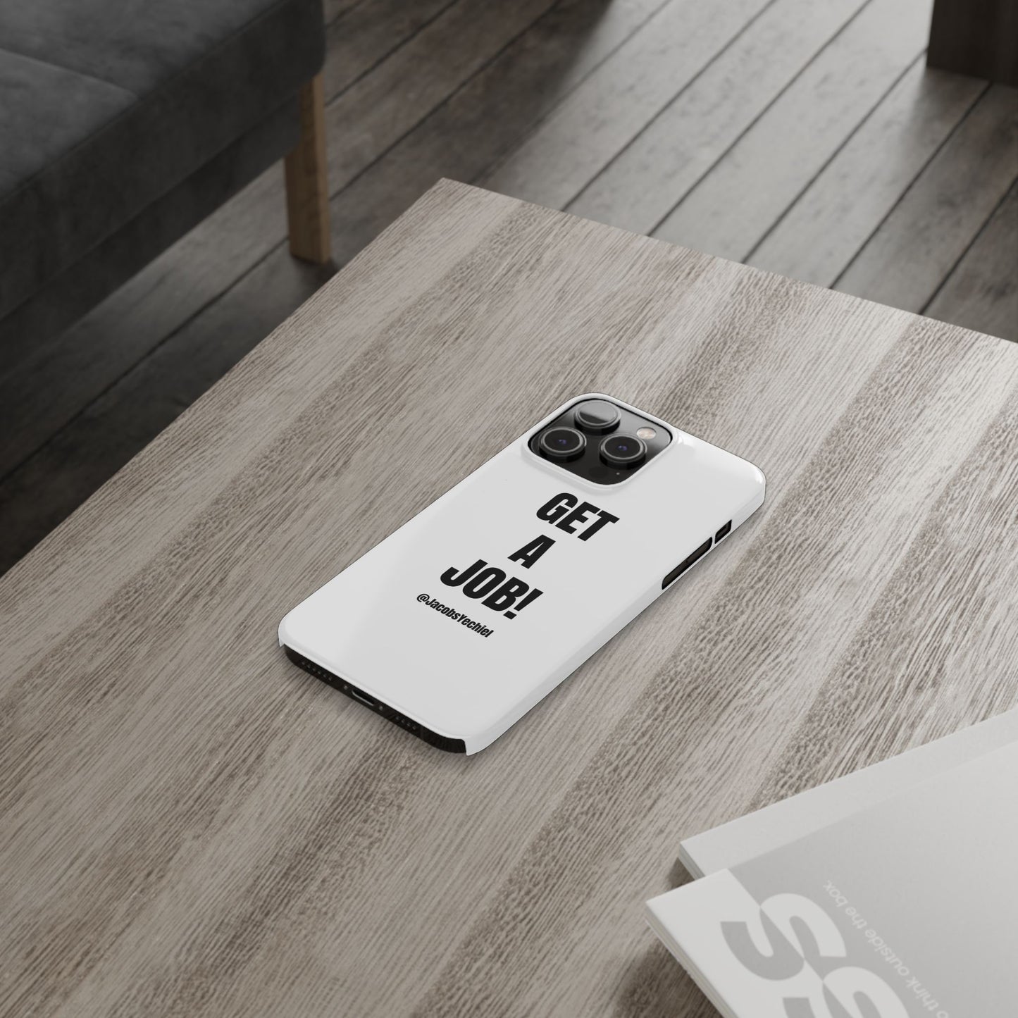 White Slim Phone Case