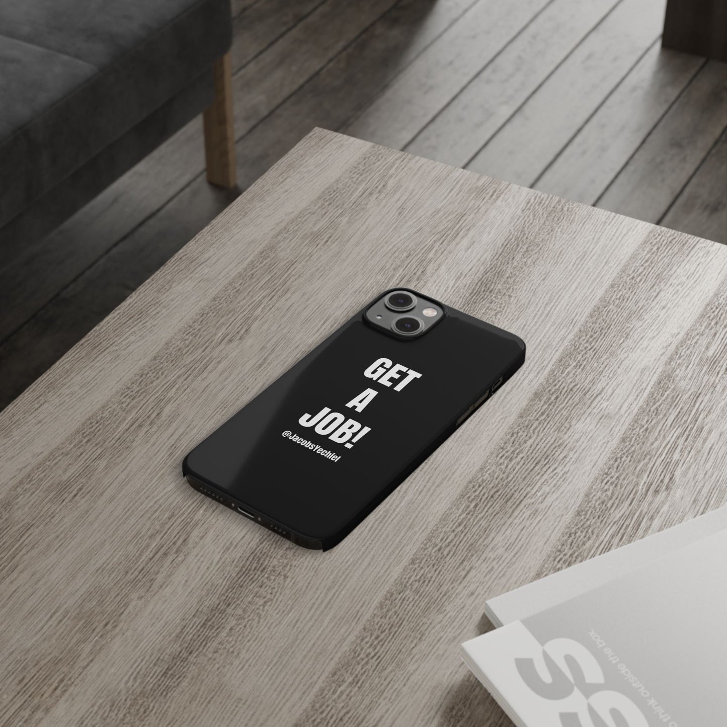 Black Slim Phone Case