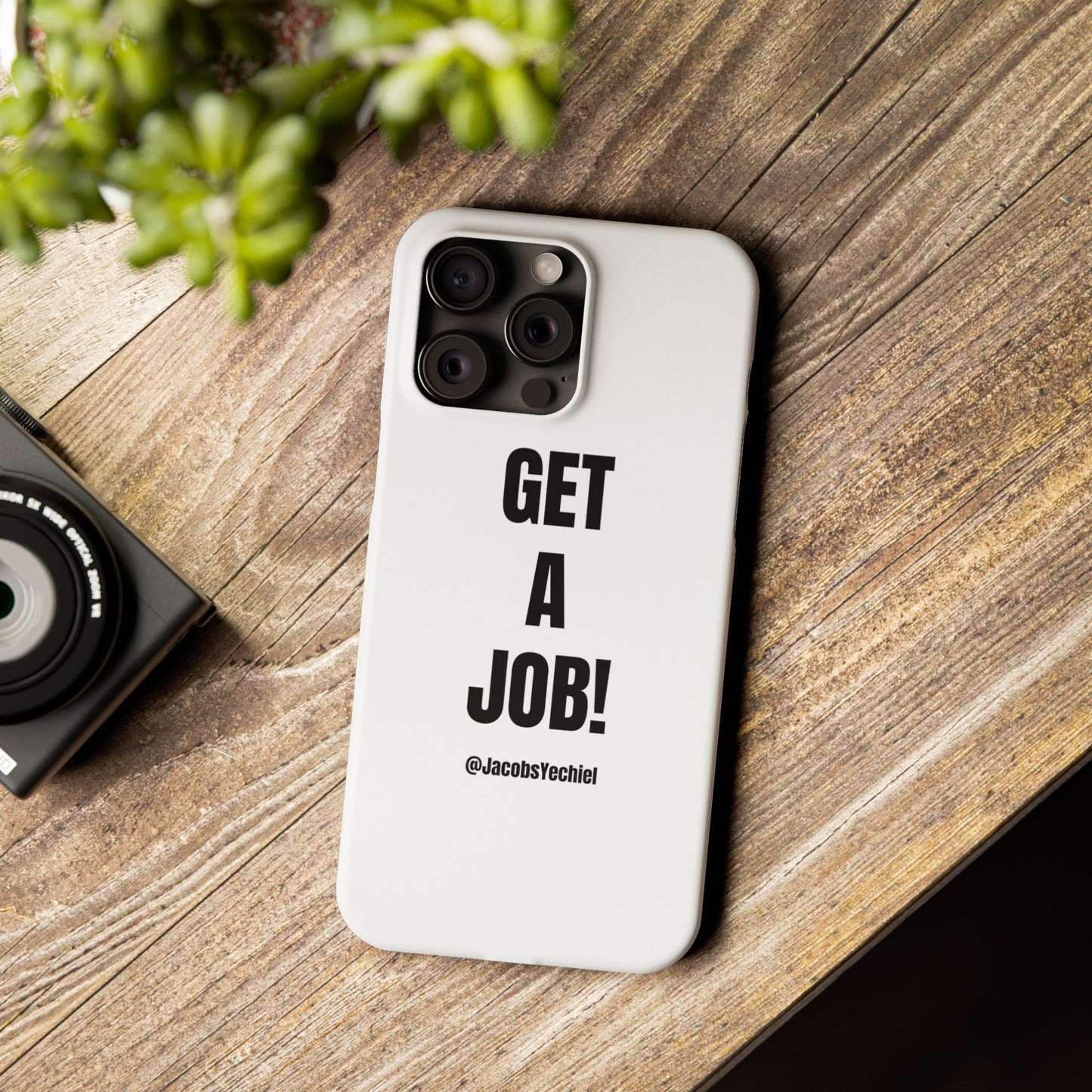 White Slim Phone Case