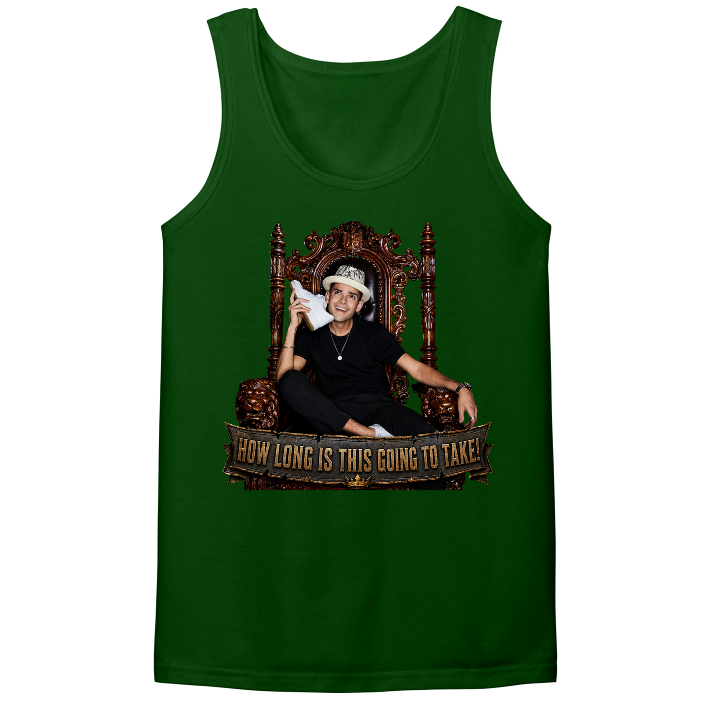 How Long Is This Going To Take Mens Tank Top