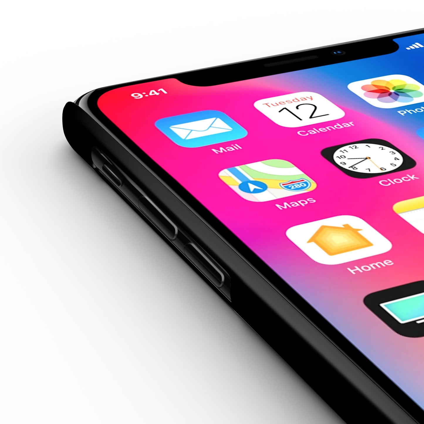 Black Slim Phone Case