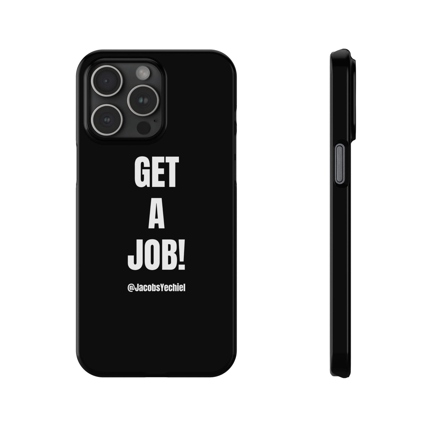 Black Slim Phone Case