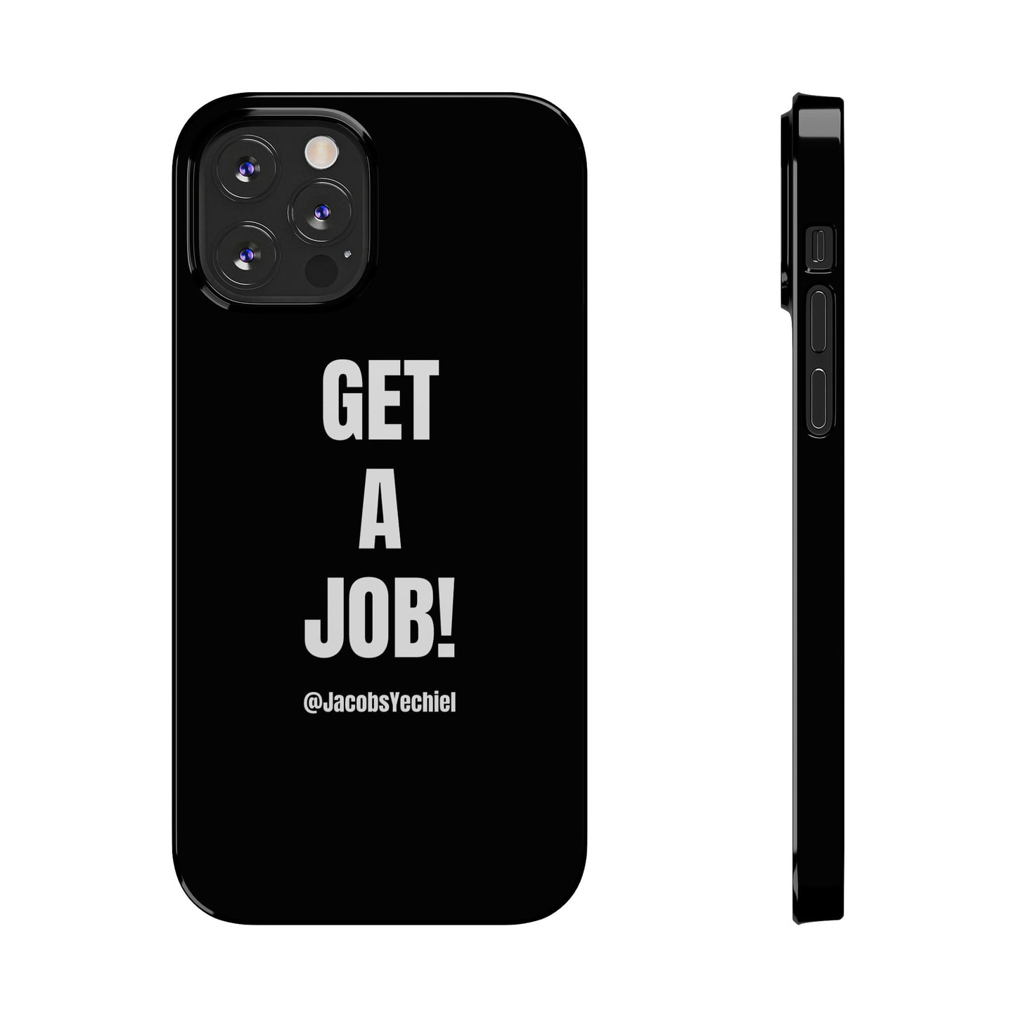 Black Slim Phone Case