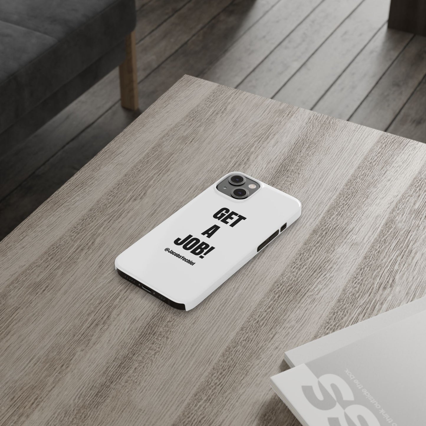 White Slim Phone Case