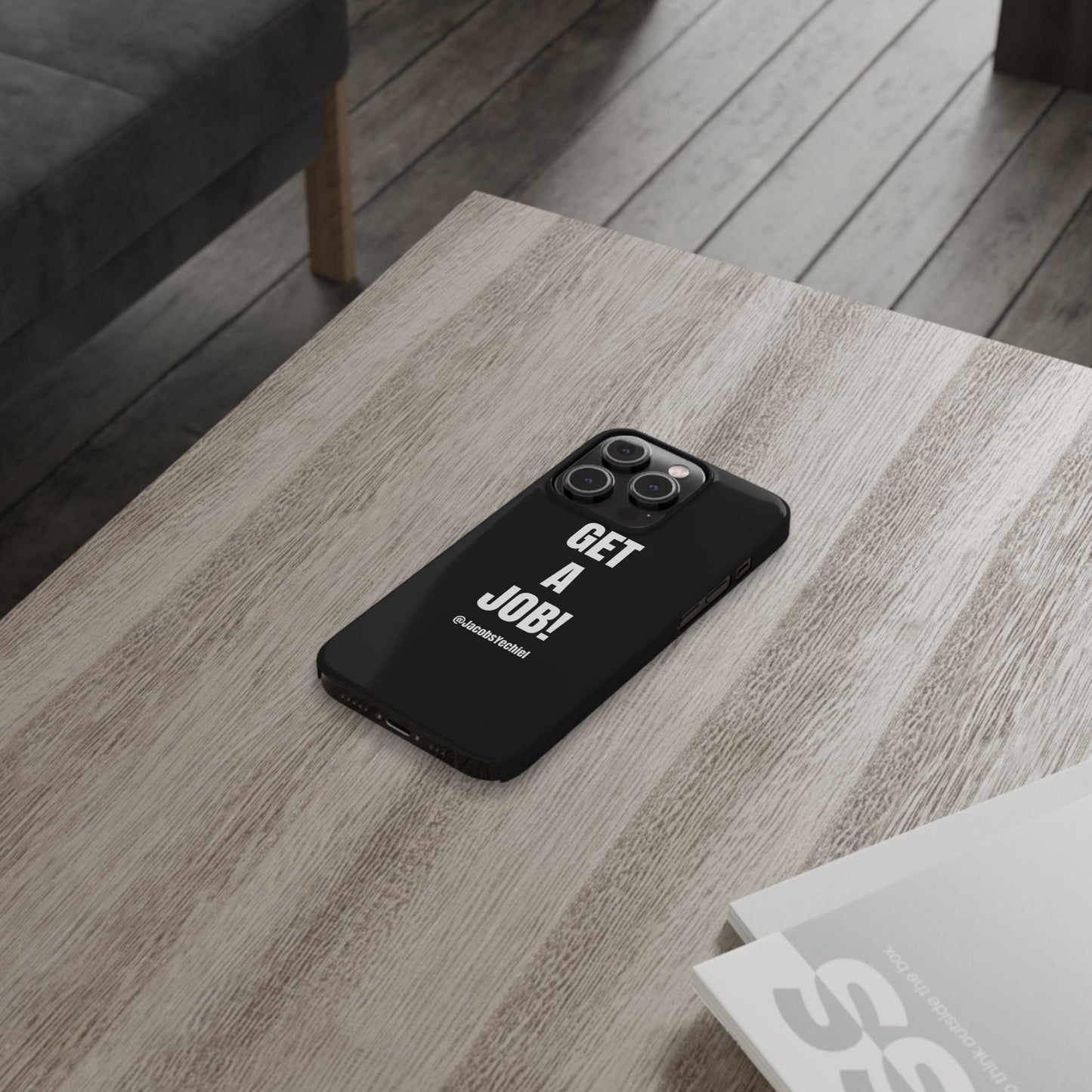 Black Slim Phone Case