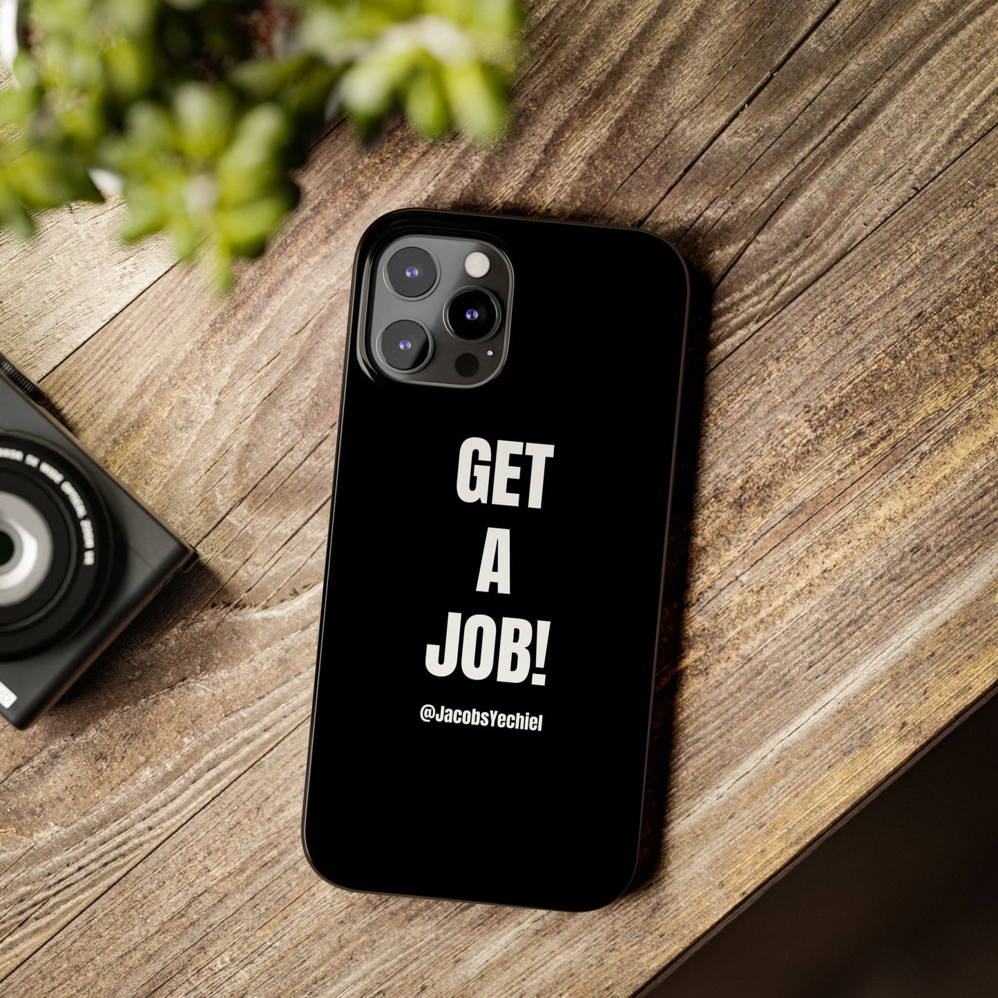 Black Slim Phone Case