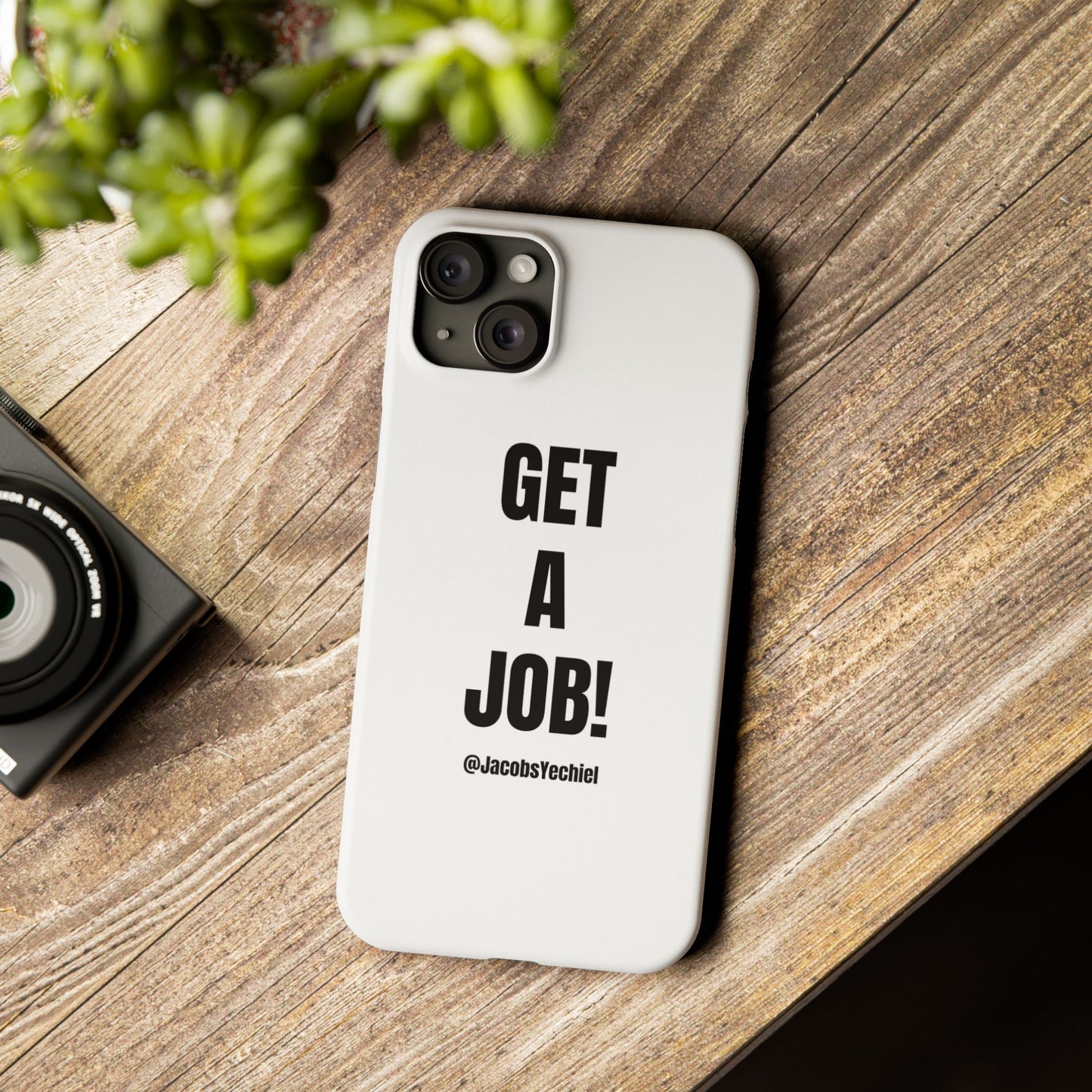 White Slim Phone Case