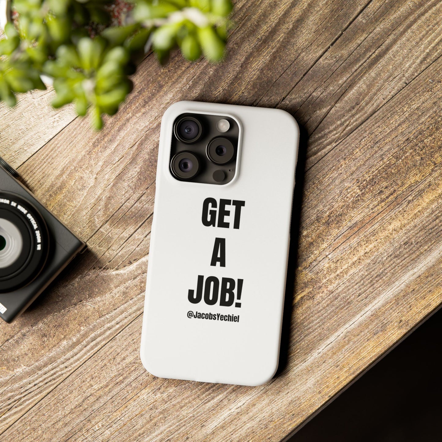 White Slim Phone Case