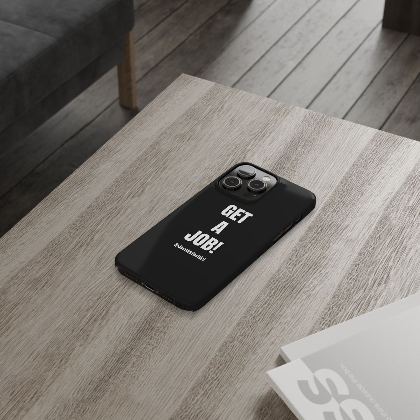 Black Slim Phone Case