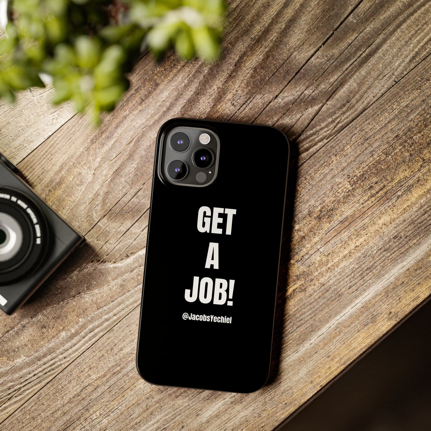 Black Slim Phone Case