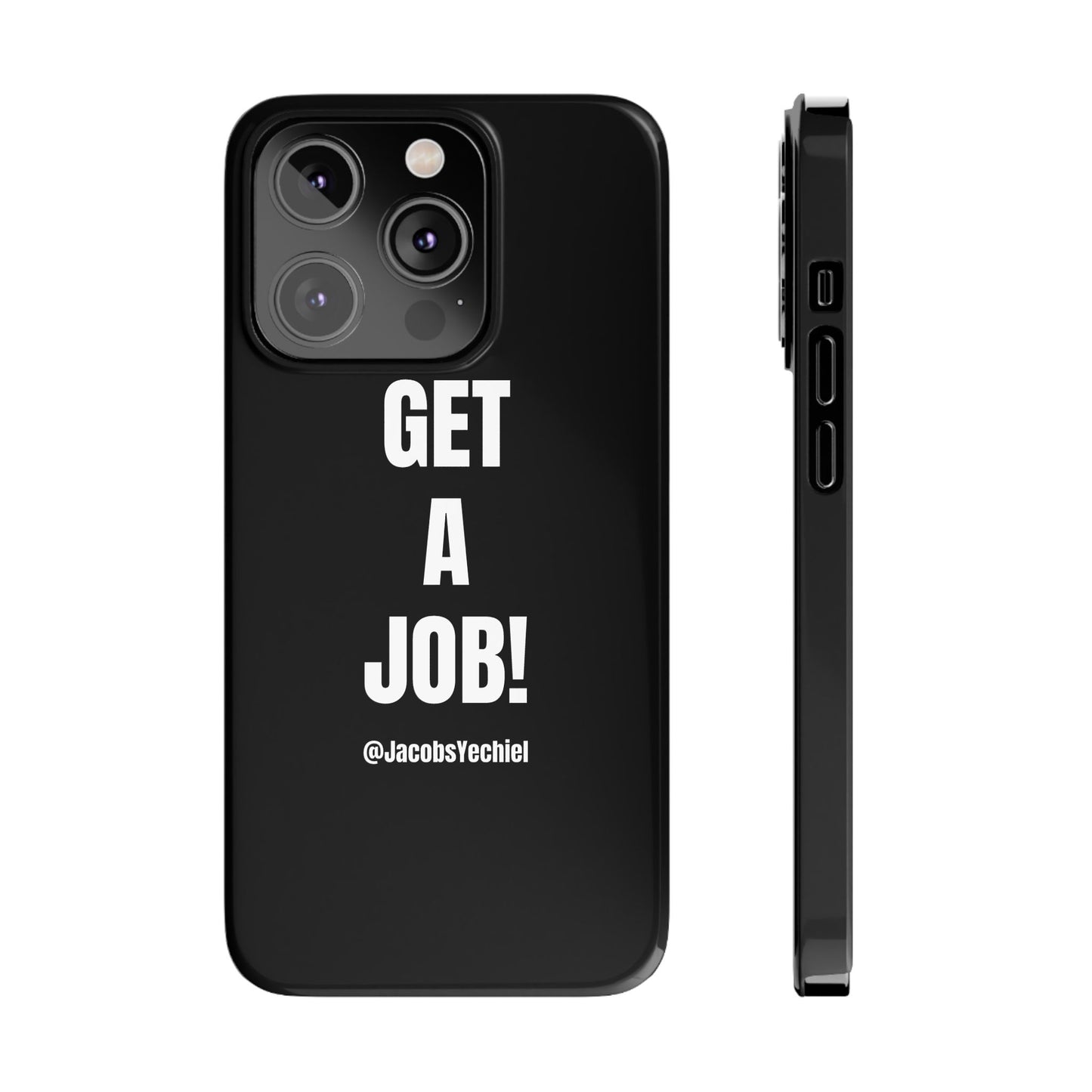 Black Slim Phone Case