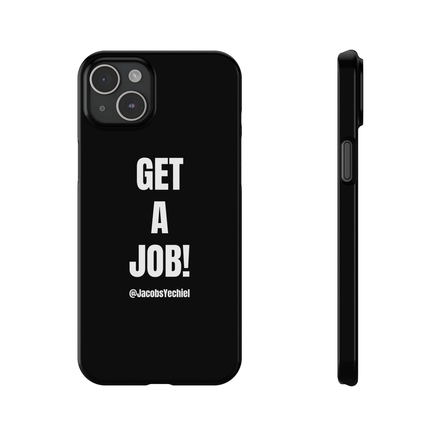 Black Slim Phone Case