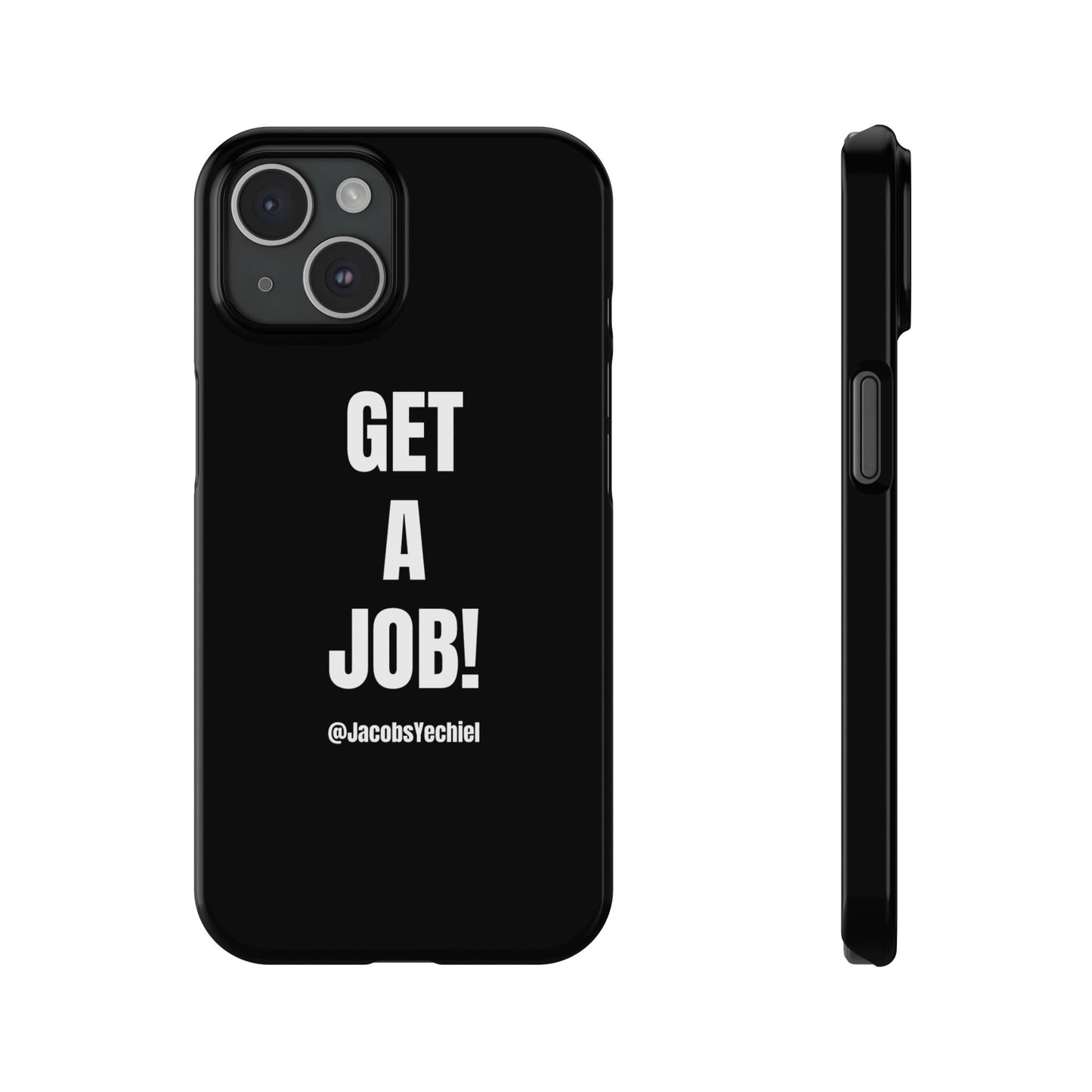 Black Slim Phone Case