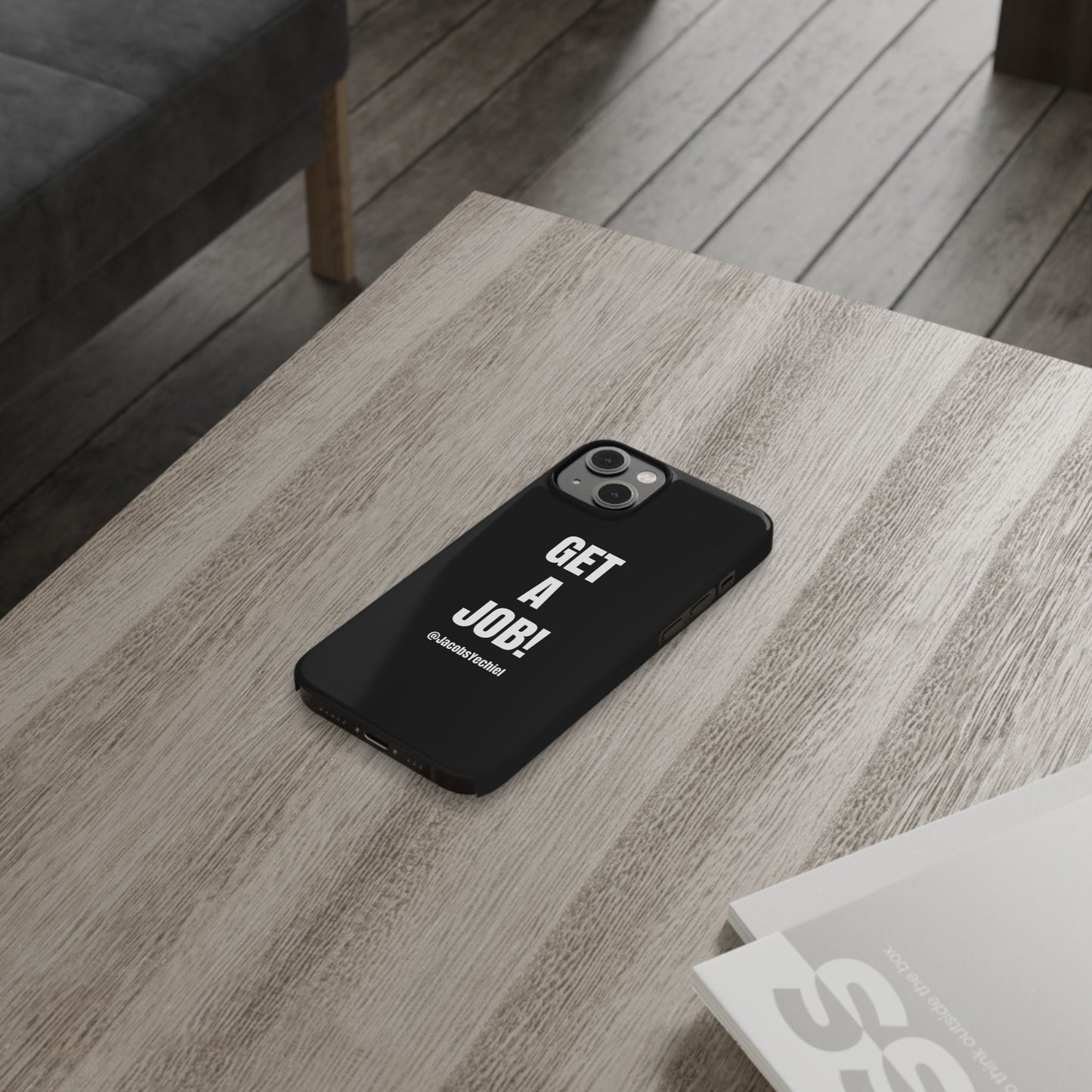 Black Slim Phone Case