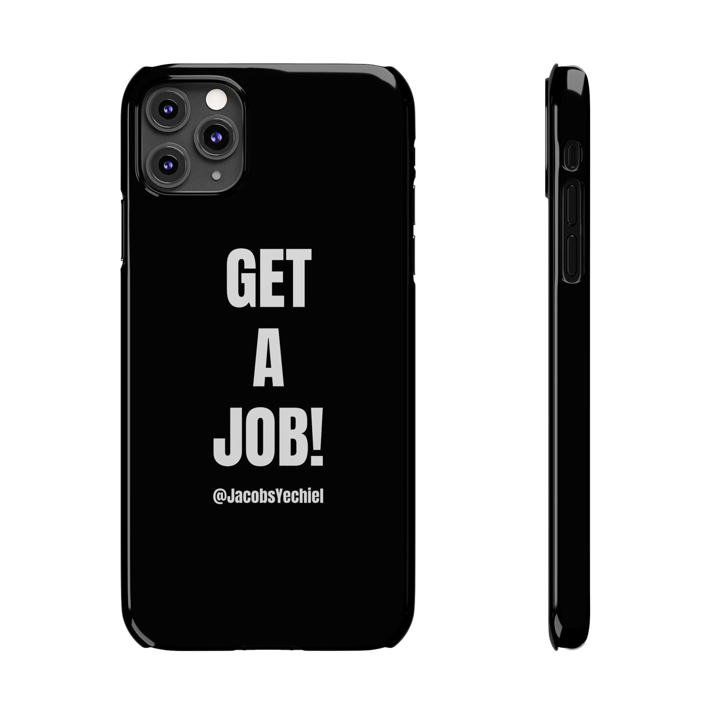 Black Slim Phone Case