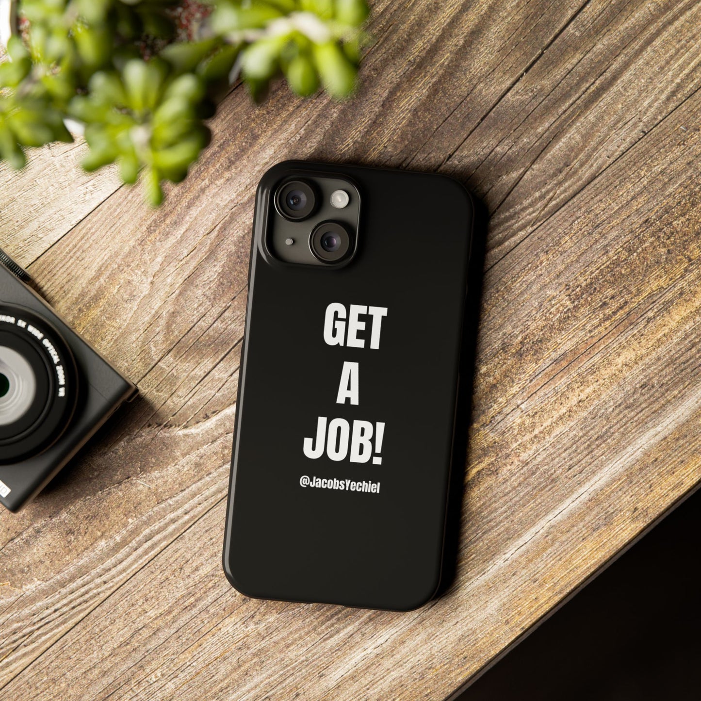 Black Slim Phone Case