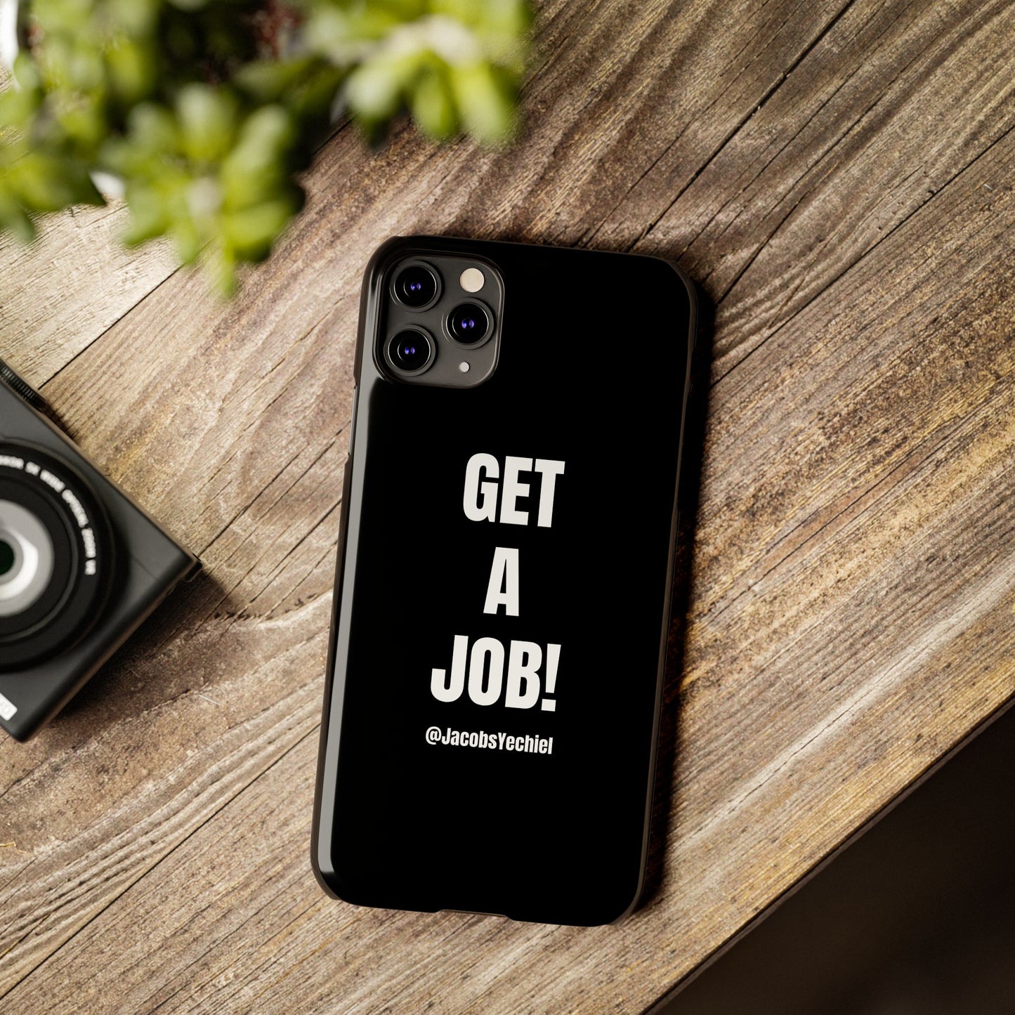Black Slim Phone Case
