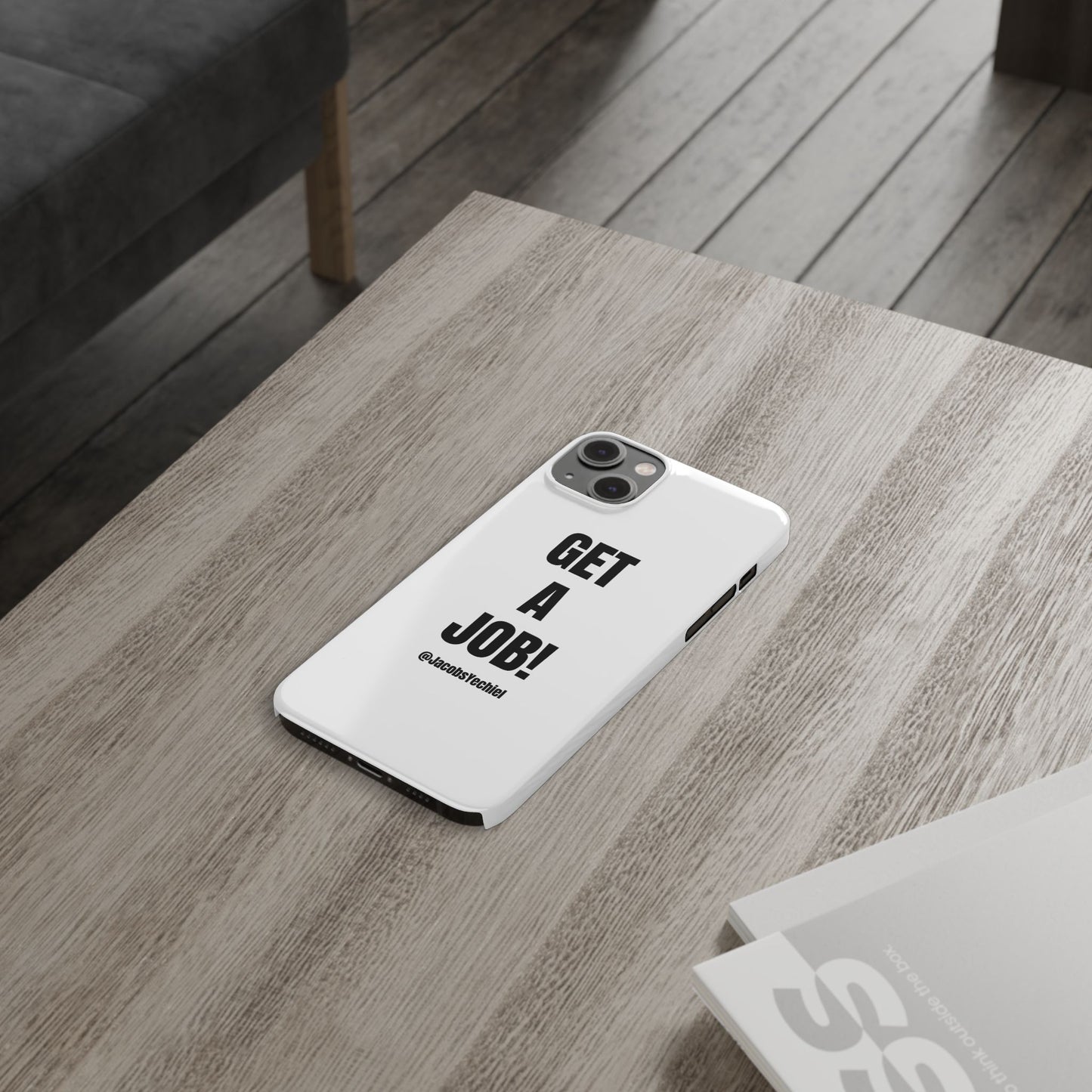 White Slim Phone Case