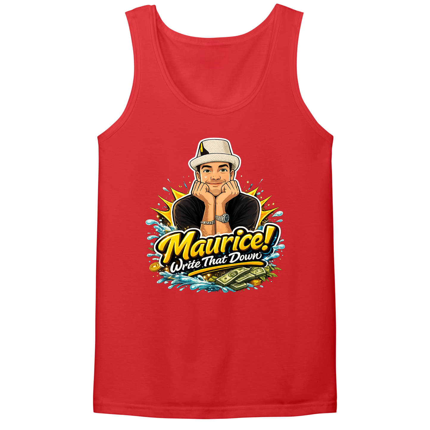 Maurice Write That Down Mens Tank Top