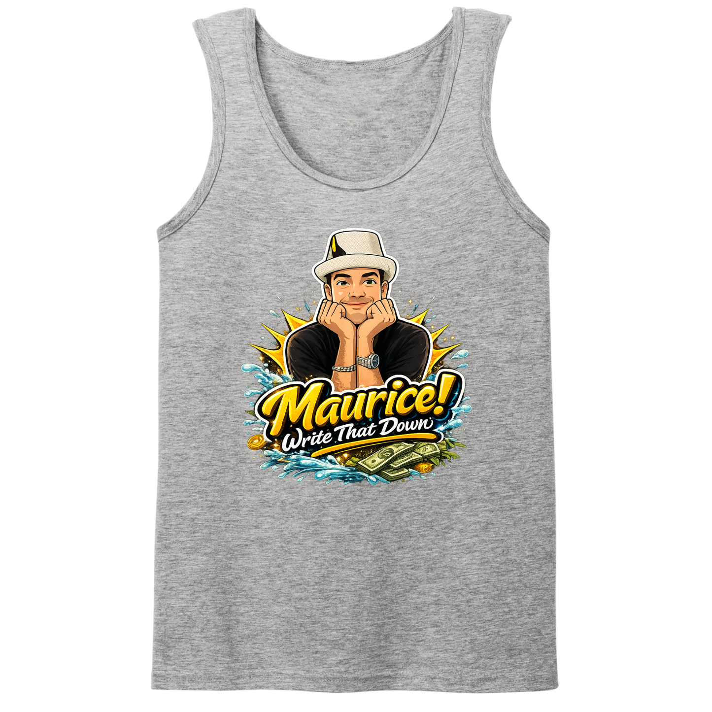 Maurice Write That Down Mens Tank Top