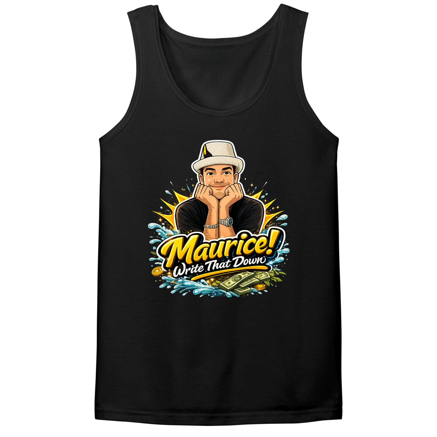 Maurice Write That Down Mens Tank Top