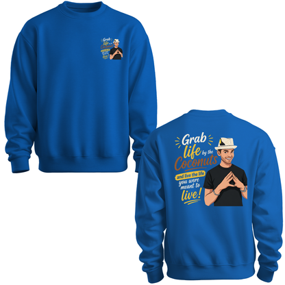 Grab Life By The Coconuts Crewneck Sweatshirt