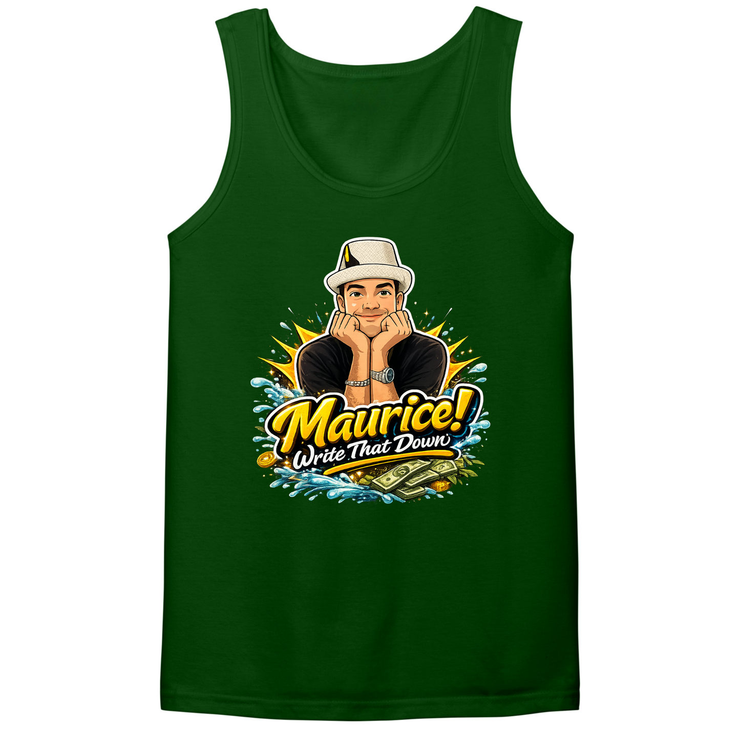 Maurice Write That Down Mens Tank Top