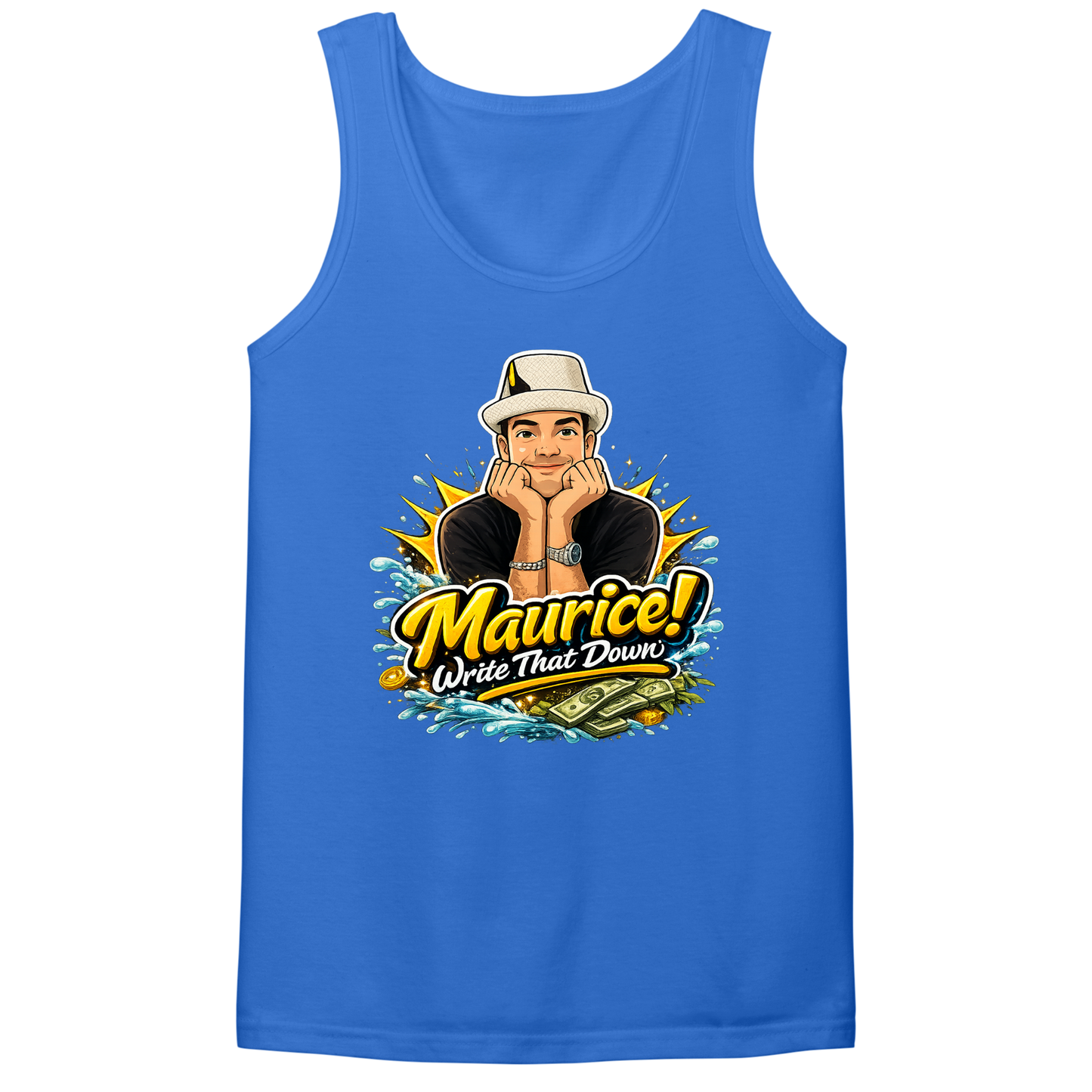 Maurice Write That Down Mens Tank Top