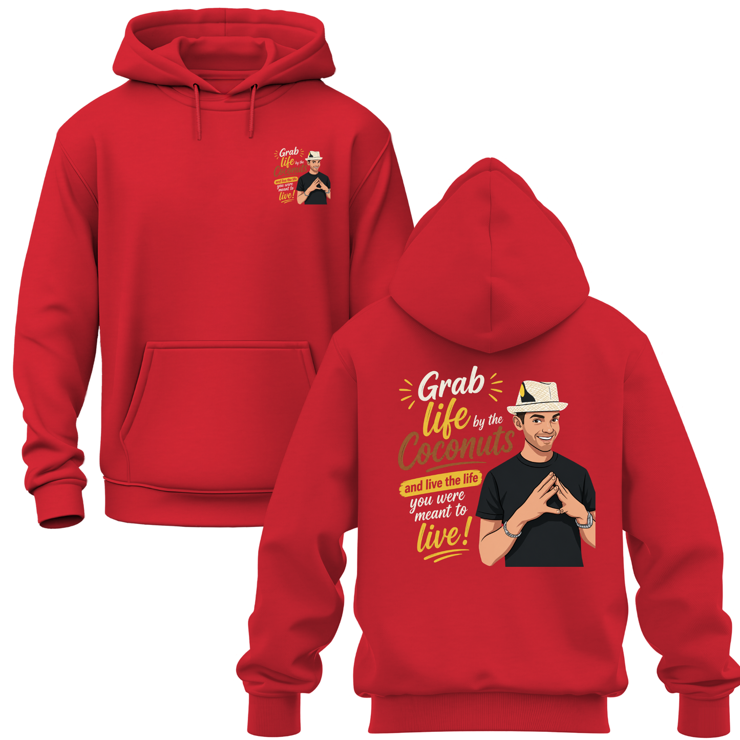 Grab The Life By The Coconuts Hoodie