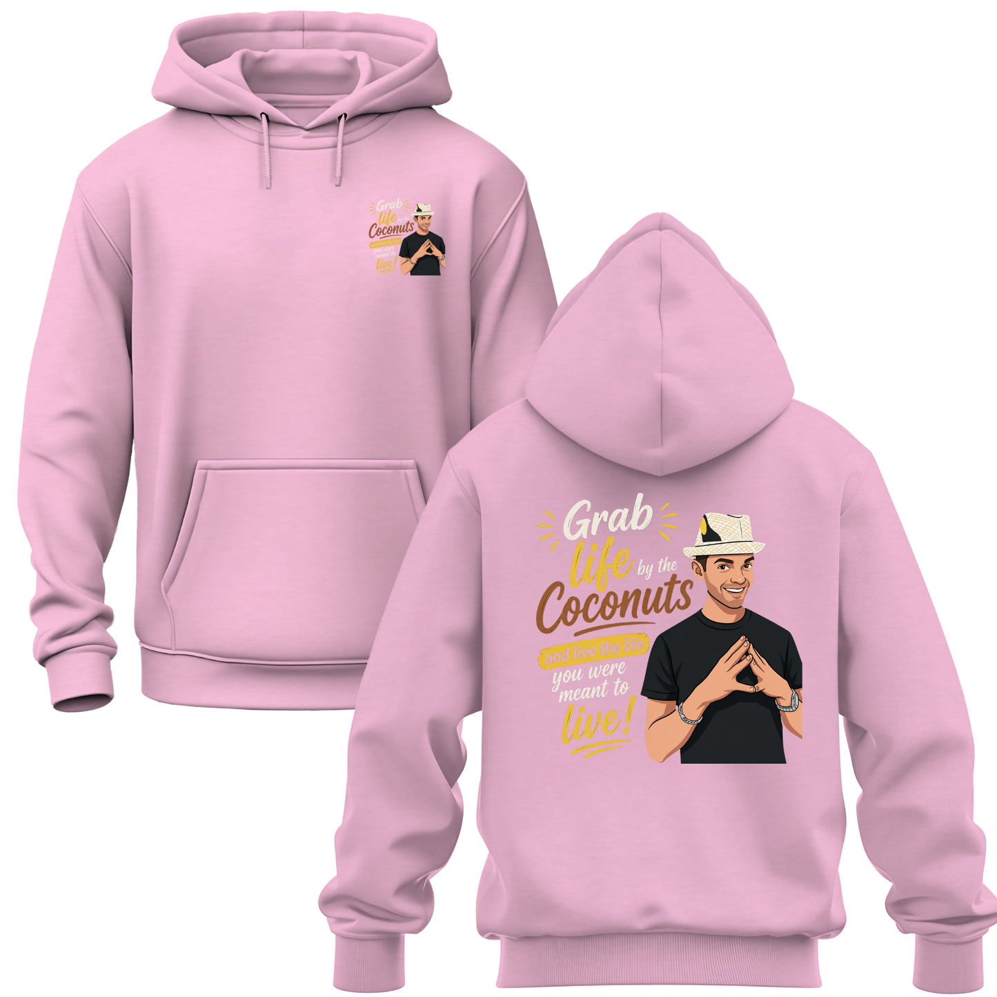 Grab The Life By The Coconuts Hoodie