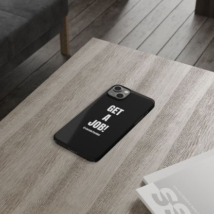 Black Slim Phone Case