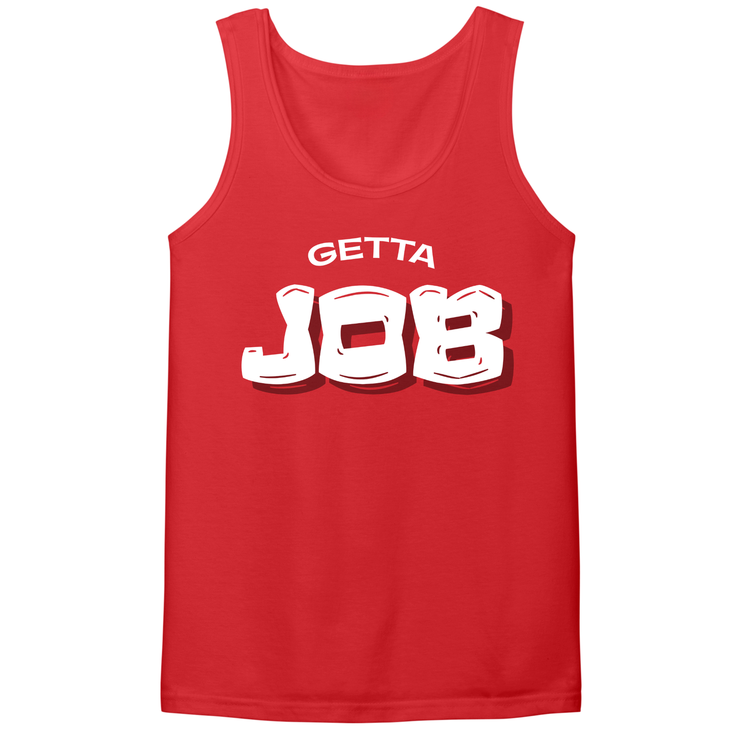 Get A Job V3 Mens Tank Top