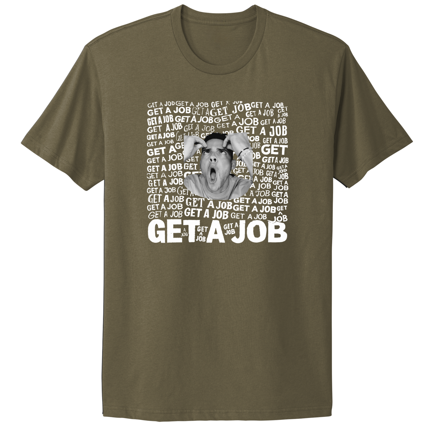 Get A Job Crewneck T-Shirt