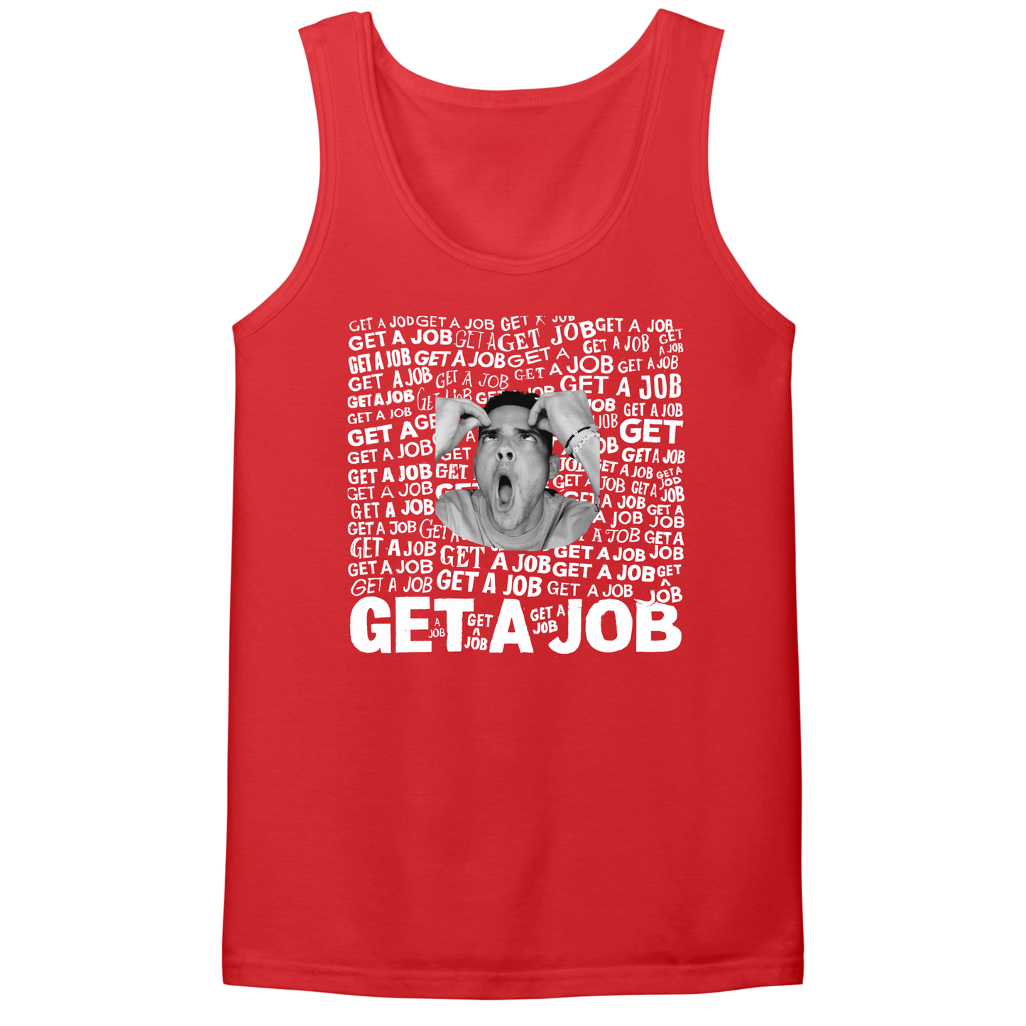 Get A Job Mens Tank Top