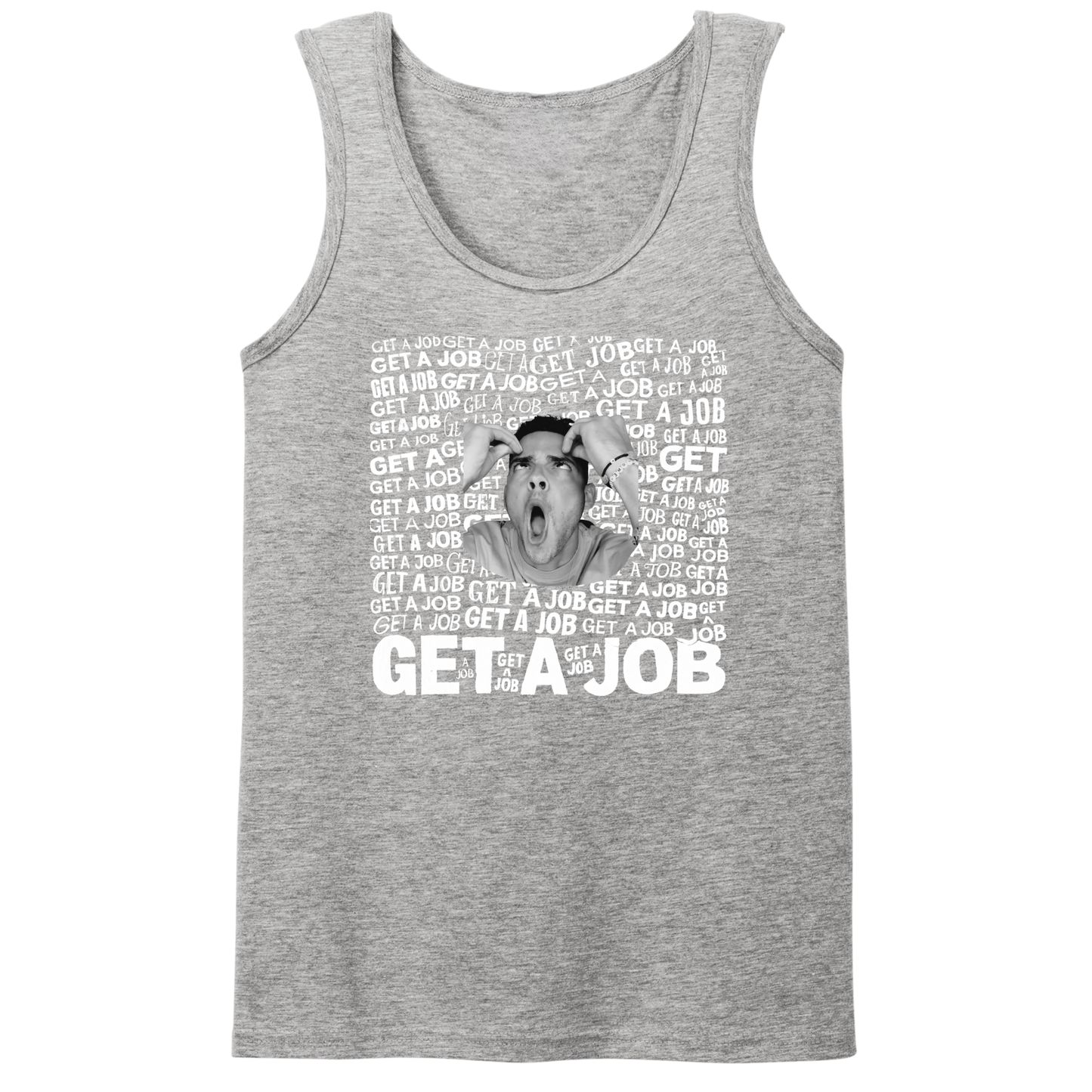 Get A Job Mens Tank Top