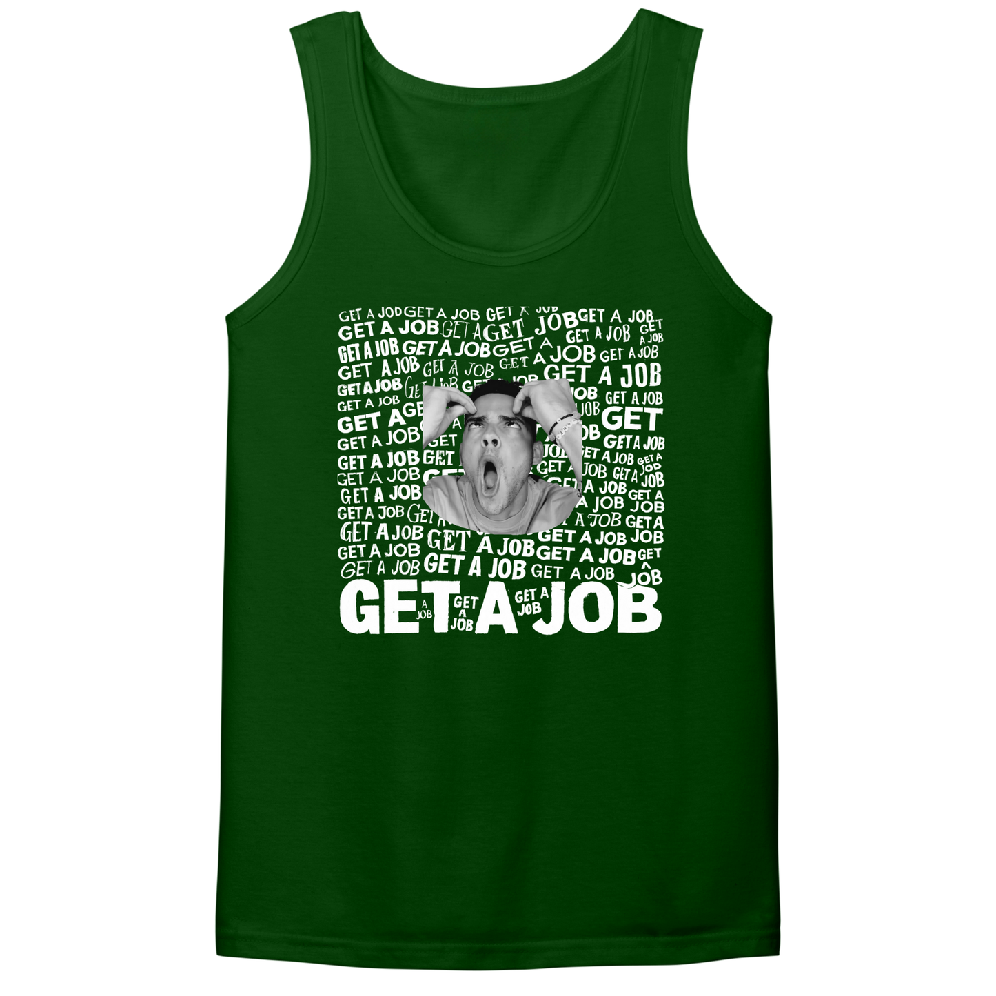 Get A Job Mens Tank Top