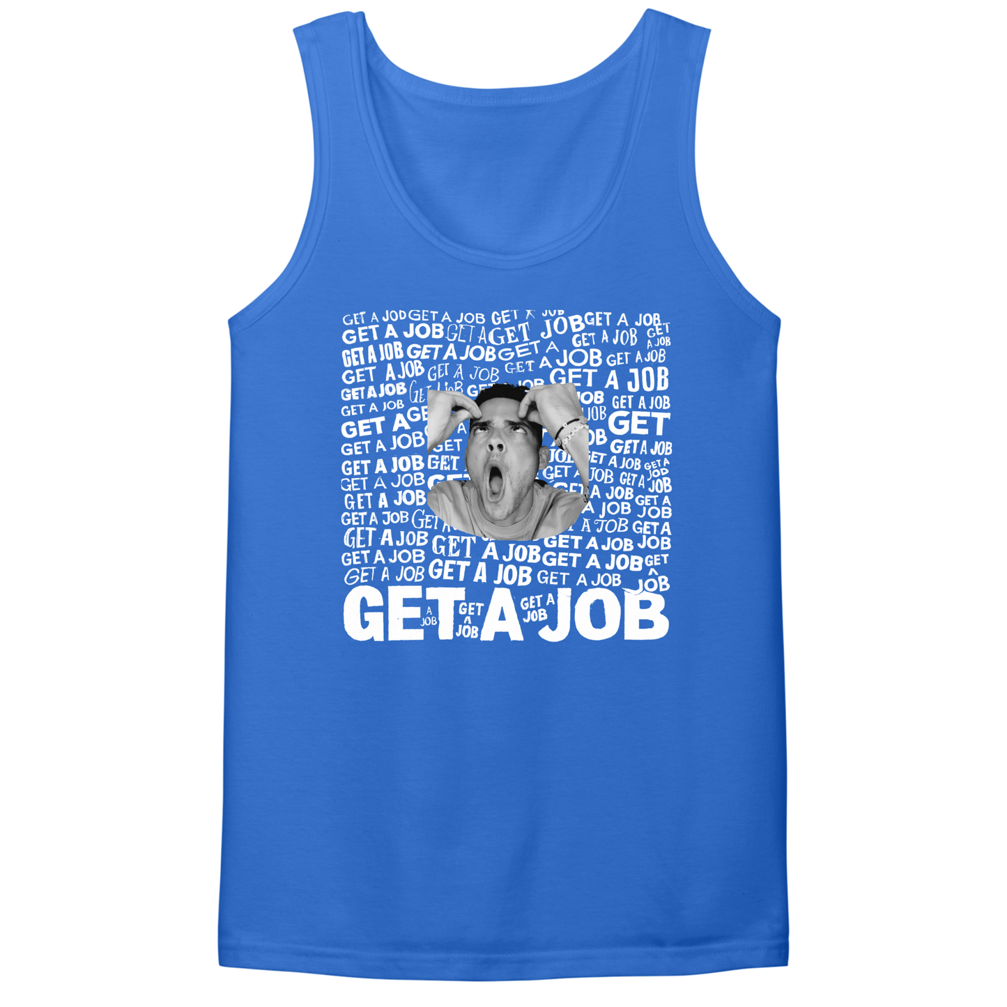 Get A Job Mens Tank Top