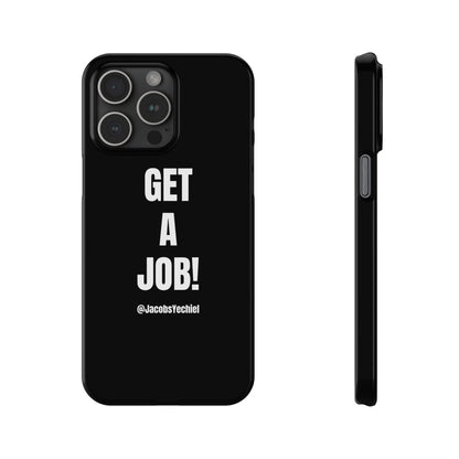 Black Slim Phone Case
