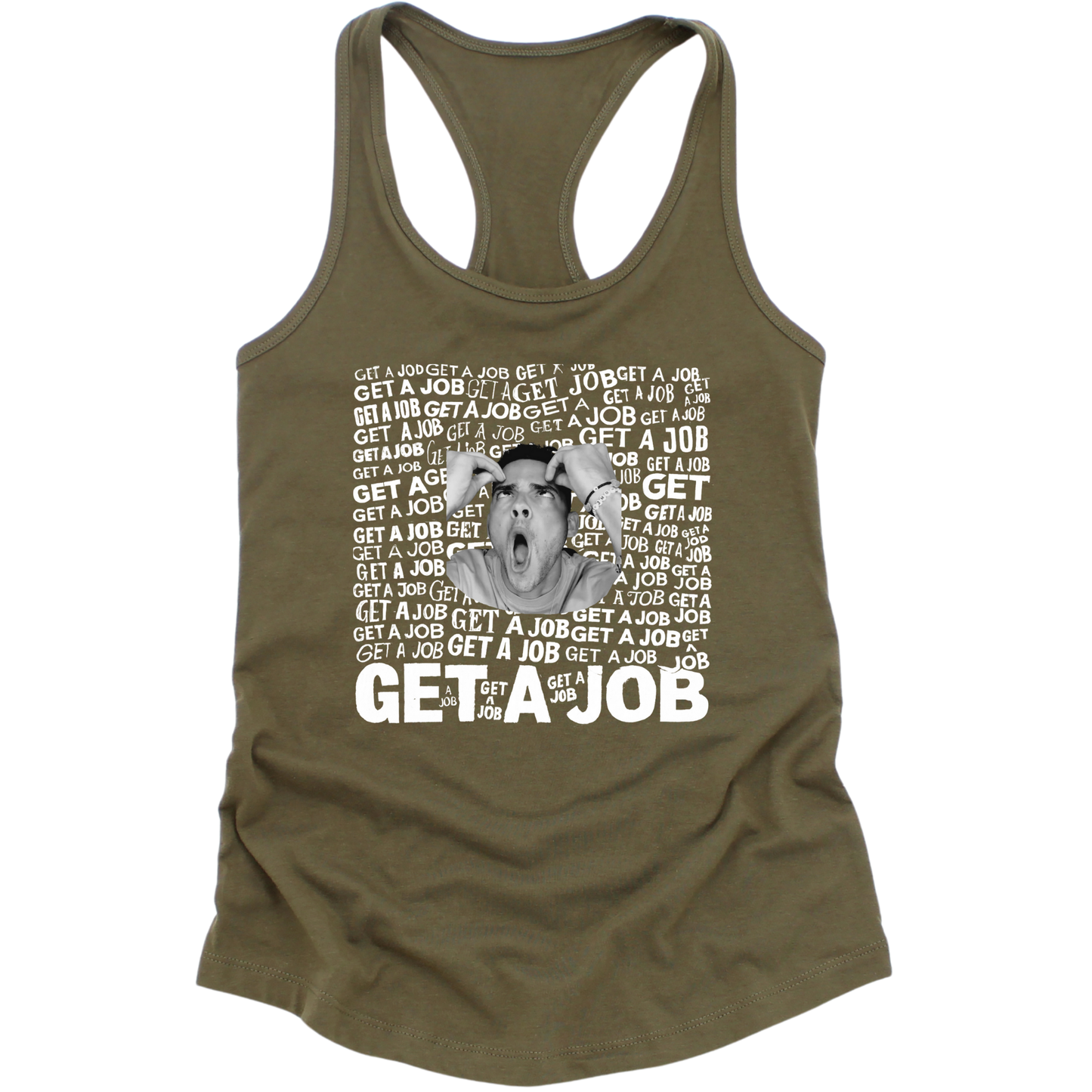 Get A Job Womens Tank Top