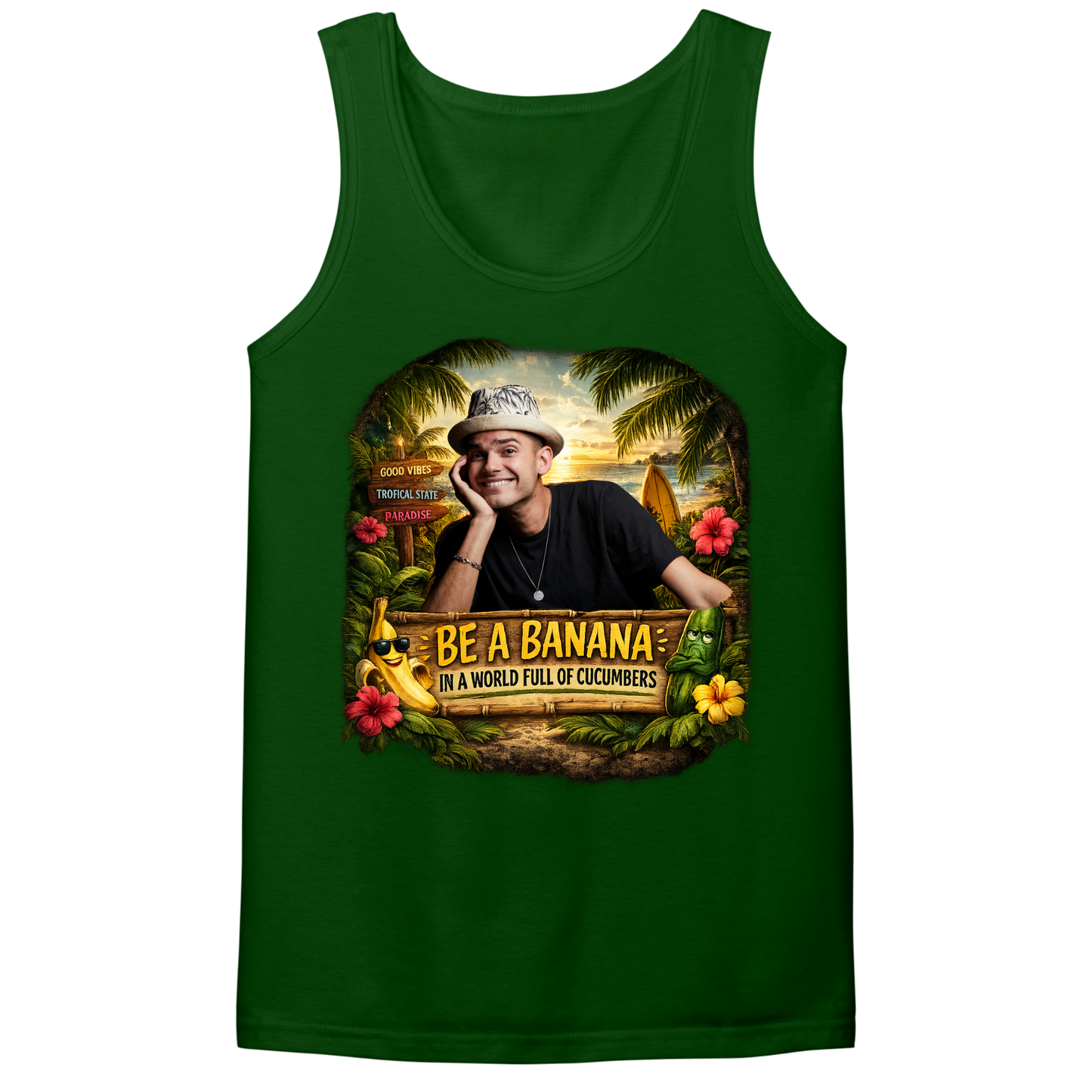 Be A Banana Mens Tank Top