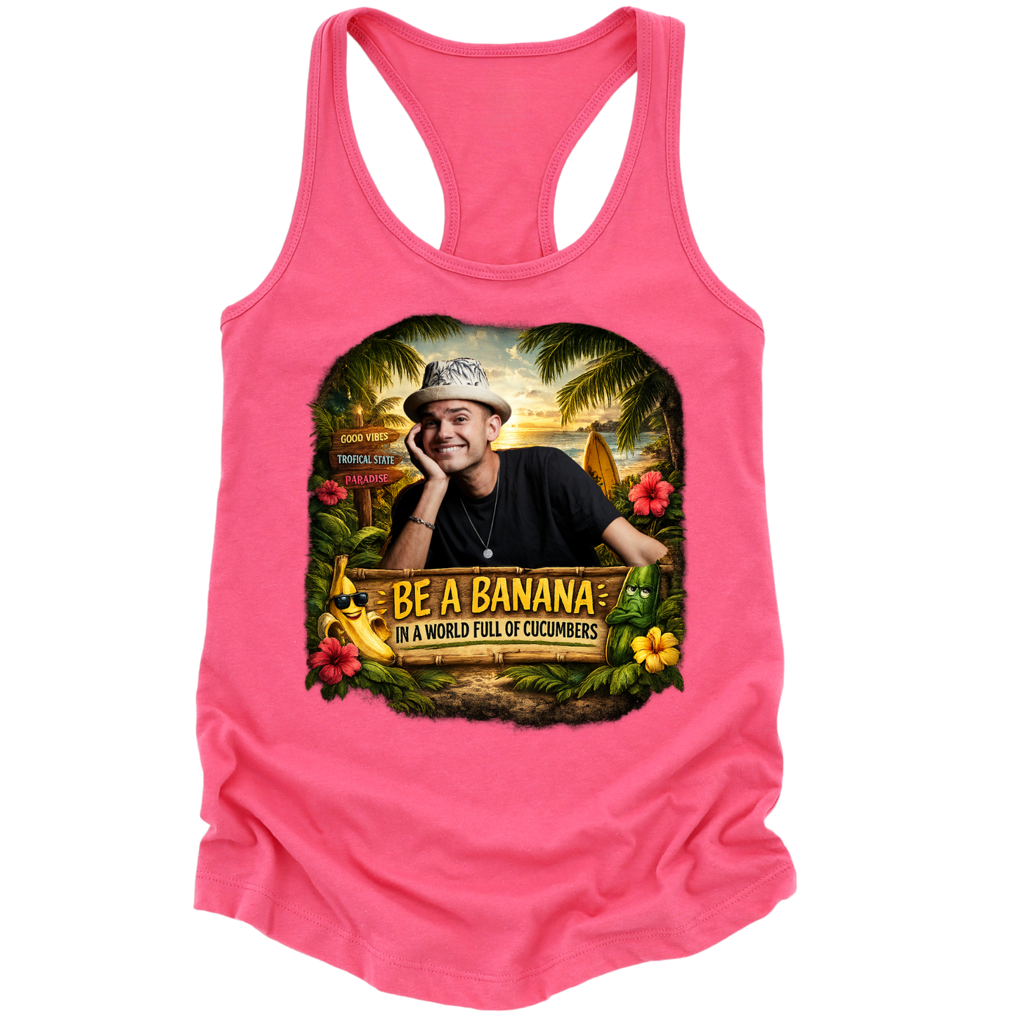 Be A Banana Womens Tank Top